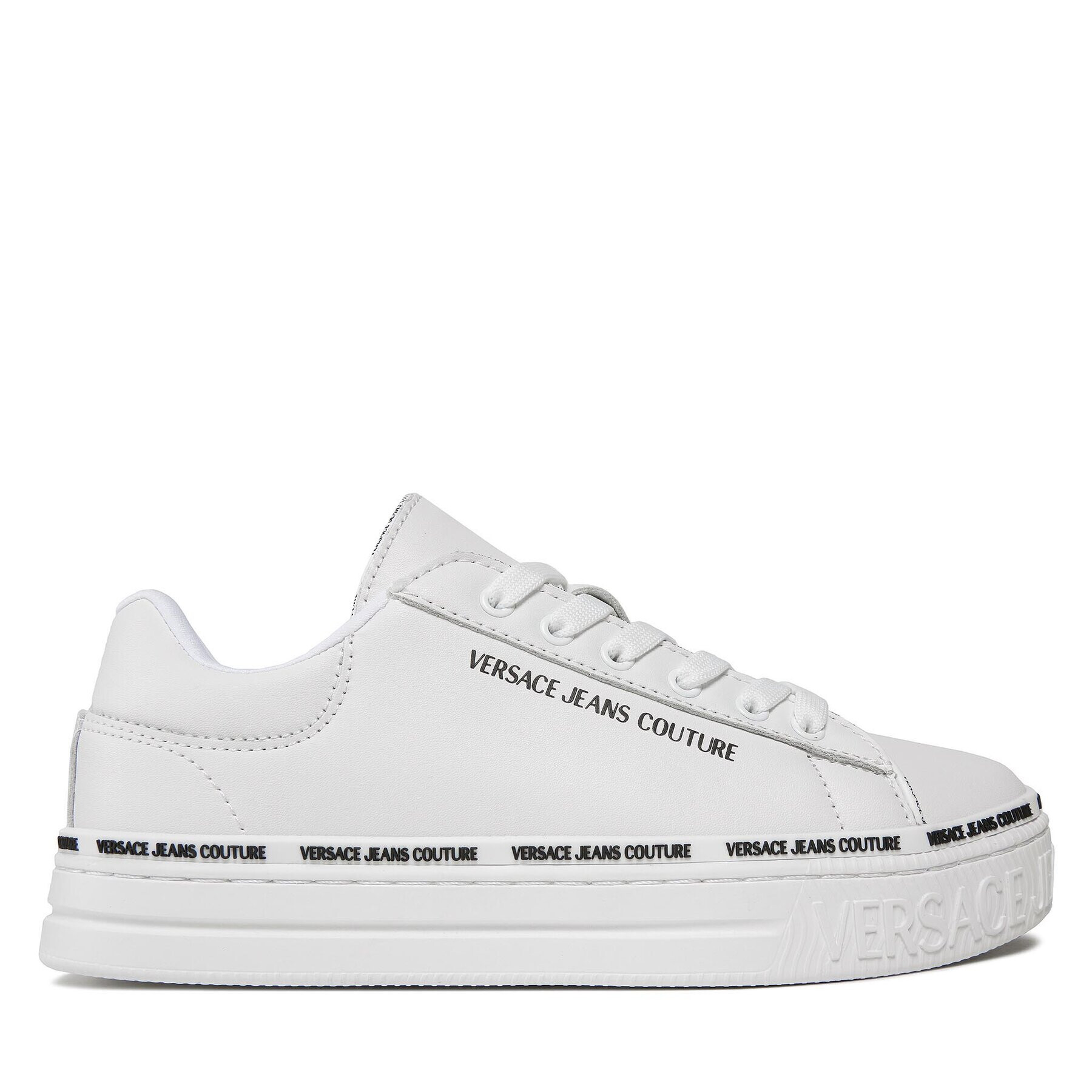 Versace Jeans Couture Sneakers 75VA3SK5 Alb - Pled.ro