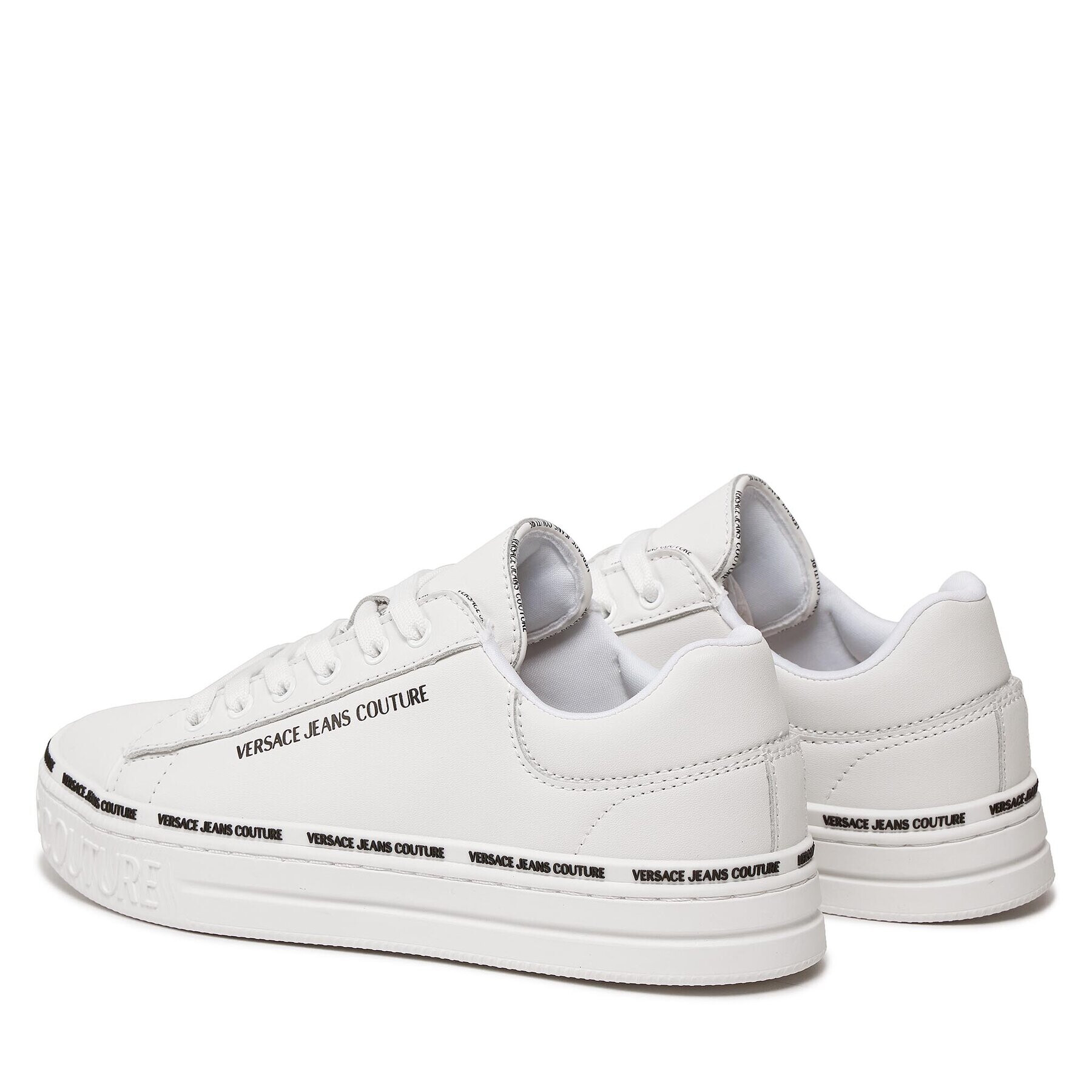 Versace Jeans Couture Sneakers 75VA3SK5 Alb - Pled.ro