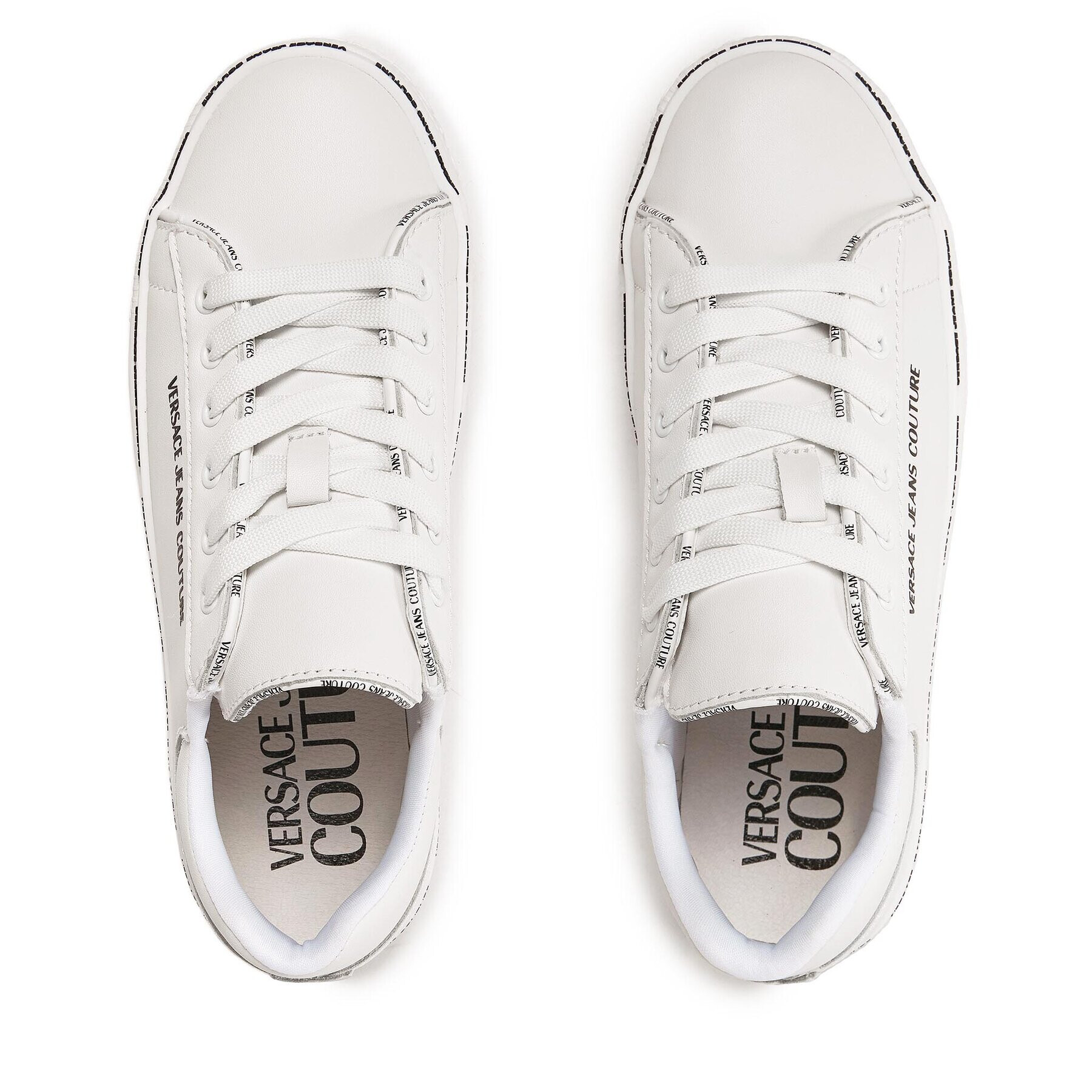 Versace Jeans Couture Sneakers 75VA3SK5 Alb - Pled.ro