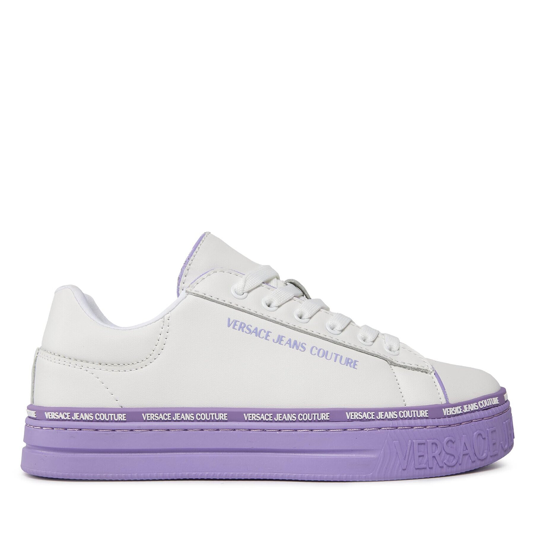 Versace Jeans Couture Sneakers 75VA3SK5 Alb - Pled.ro