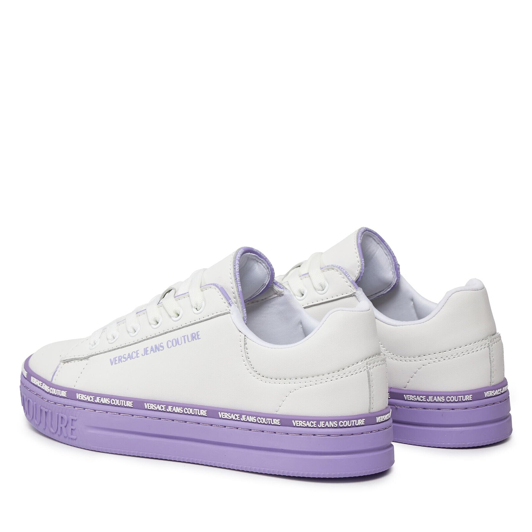 Versace Jeans Couture Sneakers 75VA3SK5 Alb - Pled.ro