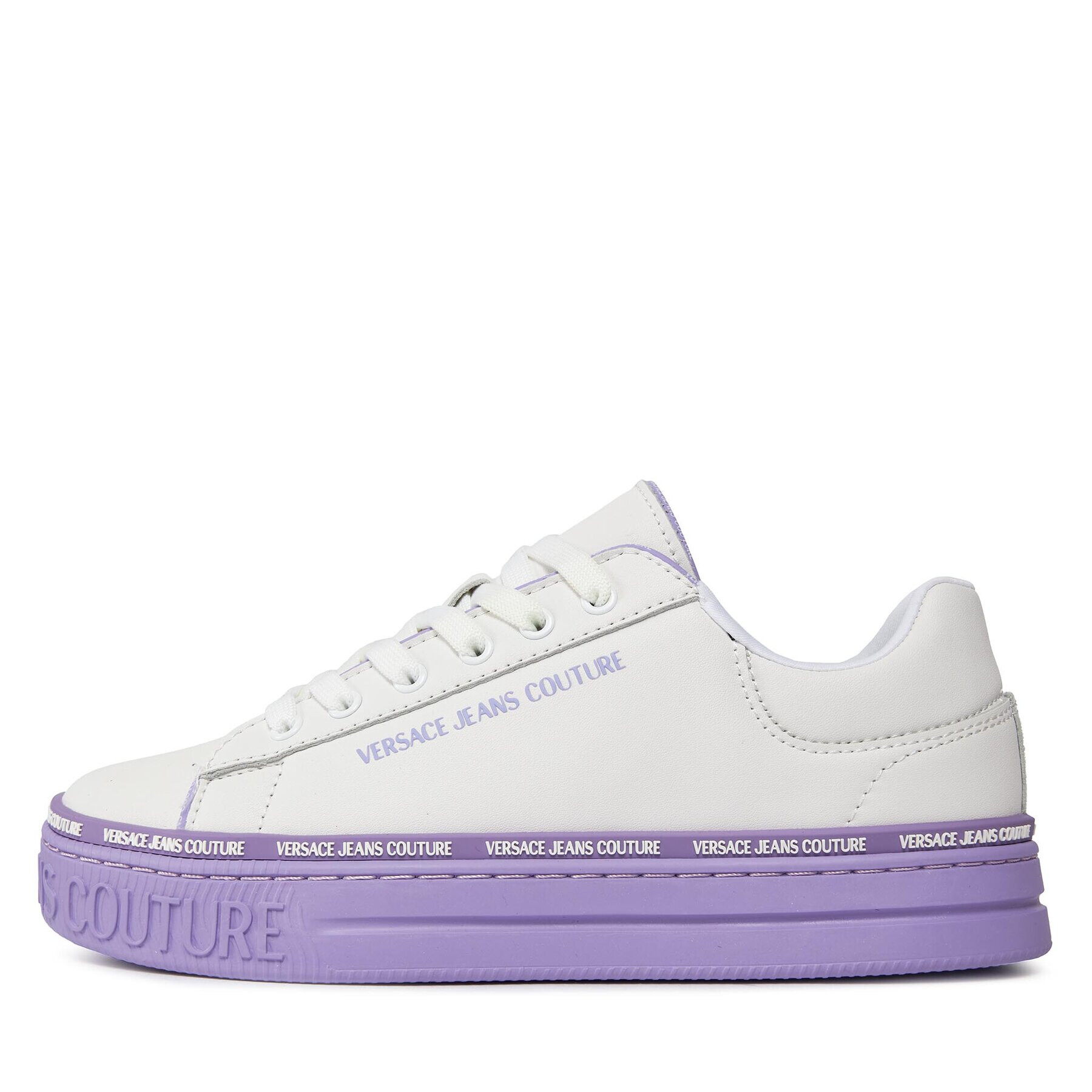 Versace Jeans Couture Sneakers 75VA3SK5 Alb - Pled.ro