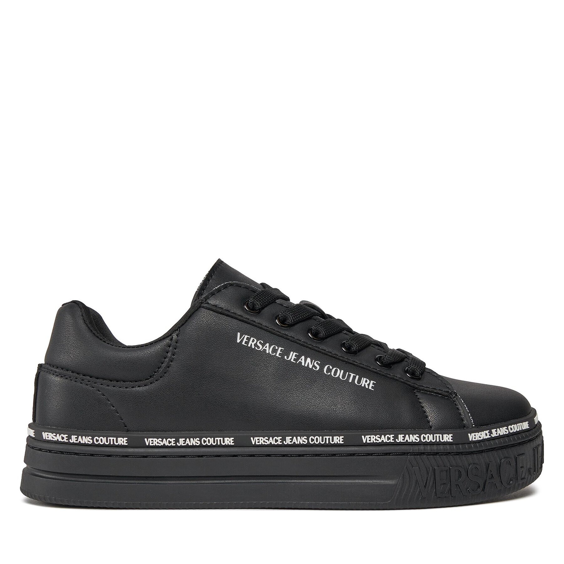 Versace Jeans Couture Sneakers 75VA3SK5 Negru - Pled.ro