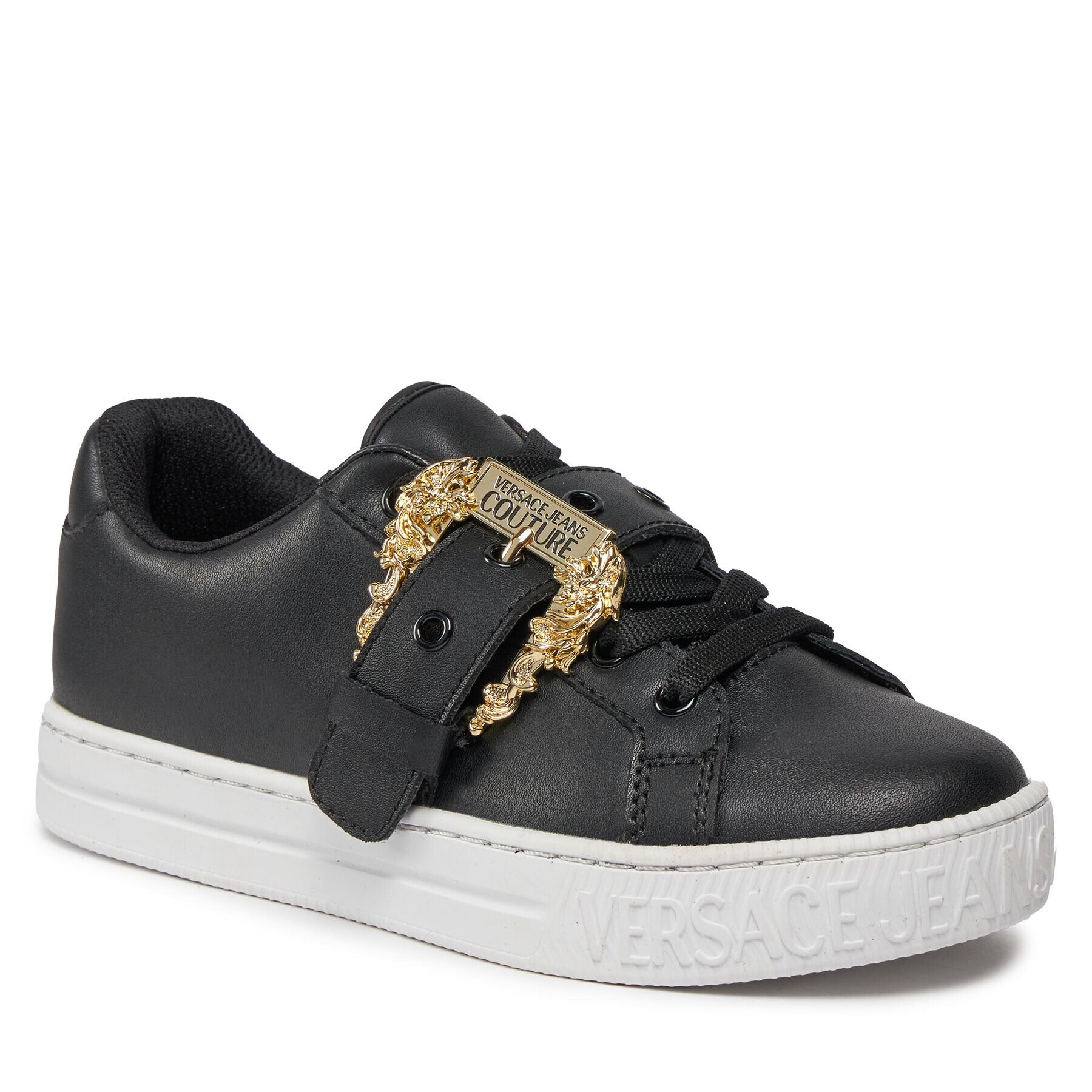 Versace Jeans Couture Sneakers 75VA3SK9 Negru - Pled.ro