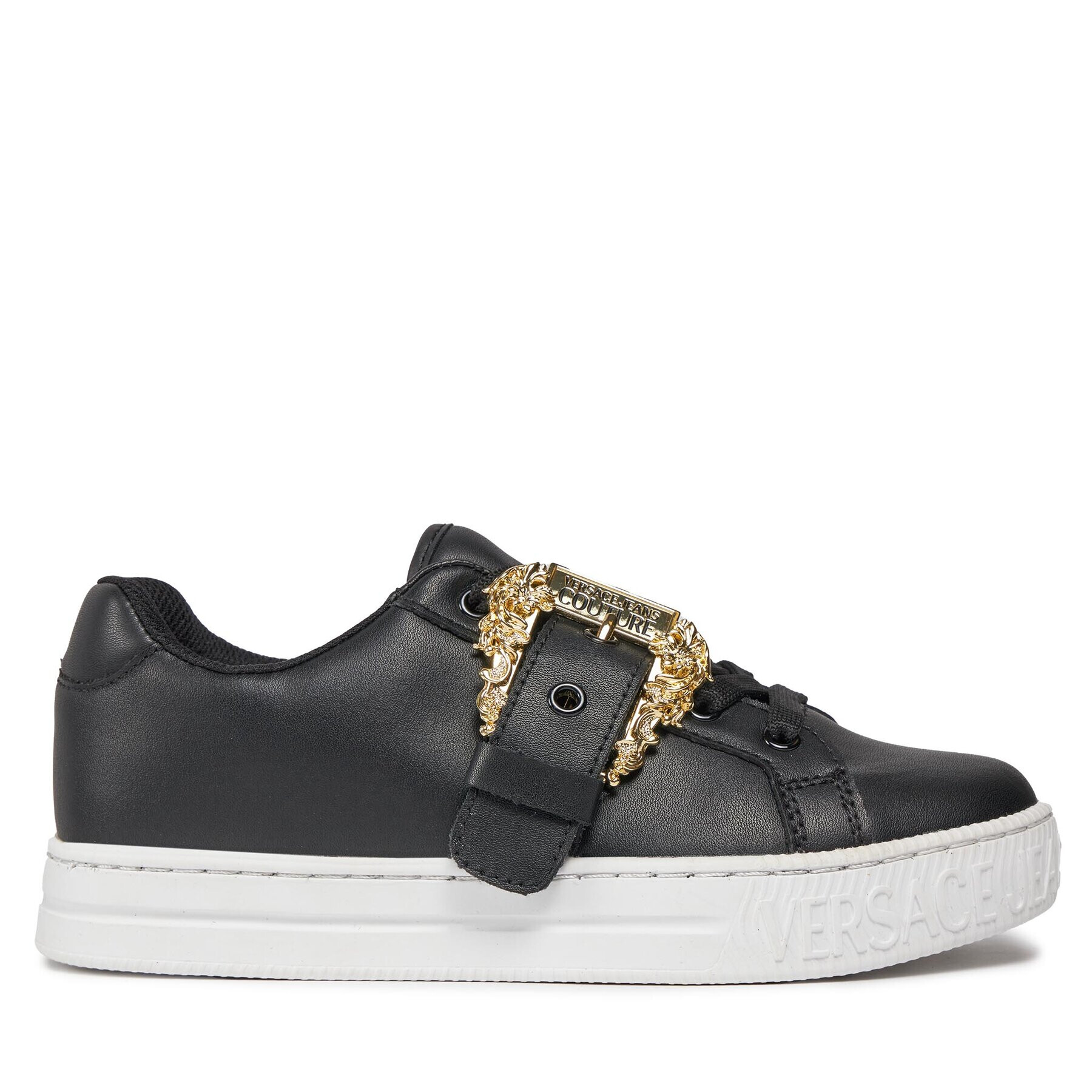 Versace Jeans Couture Sneakers 75VA3SK9 Negru - Pled.ro