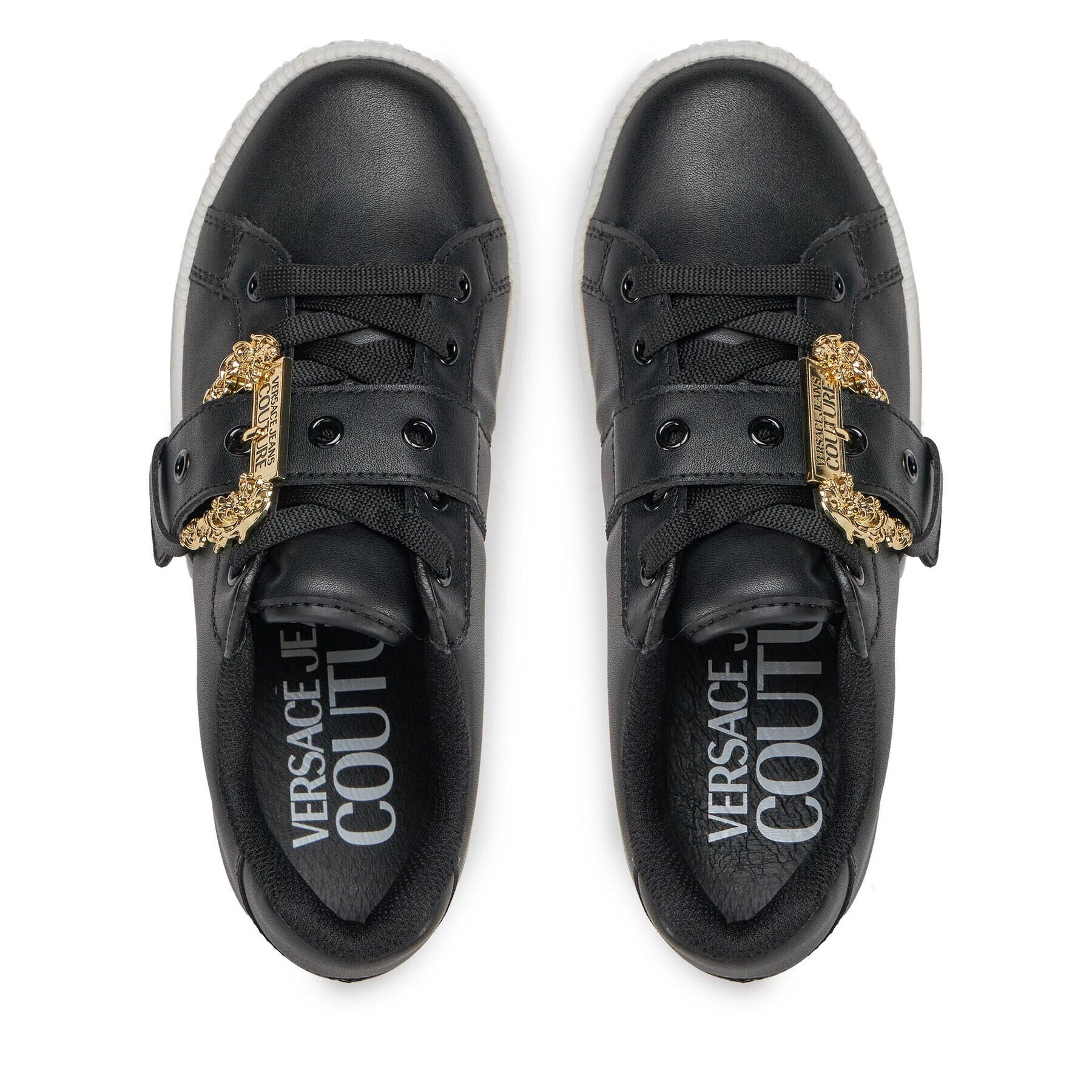 Versace Jeans Couture Sneakers 75VA3SK9 Negru - Pled.ro