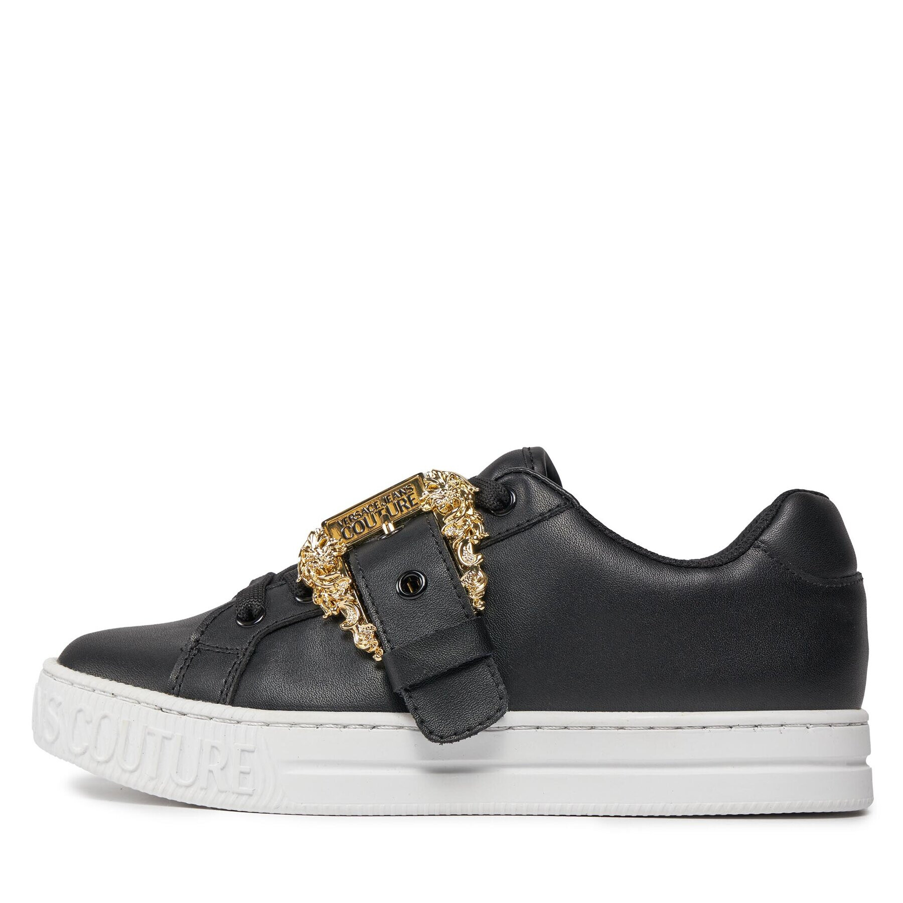 Versace Jeans Couture Sneakers 75VA3SK9 Negru - Pled.ro