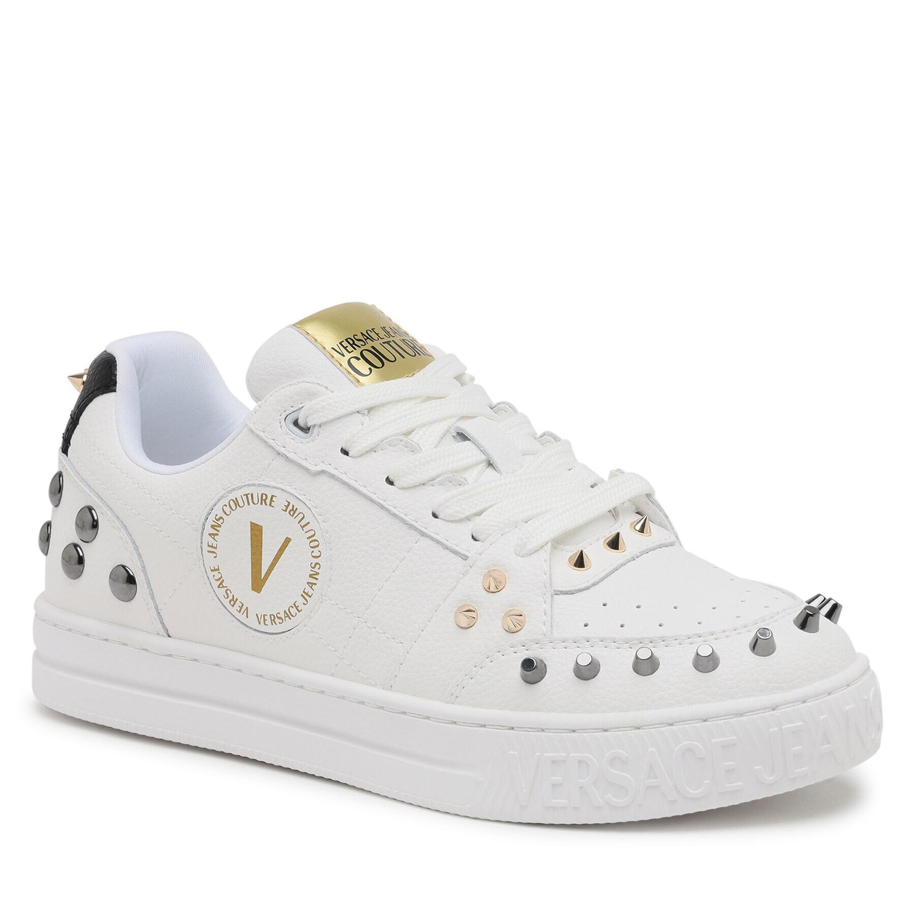 Versace Jeans Couture Sneakers 75VA3SKC Alb - Pled.ro