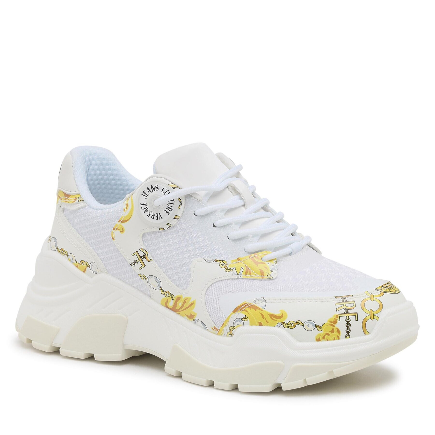 Versace Jeans Couture Sneakers 75VA3SP1 Alb - Pled.ro