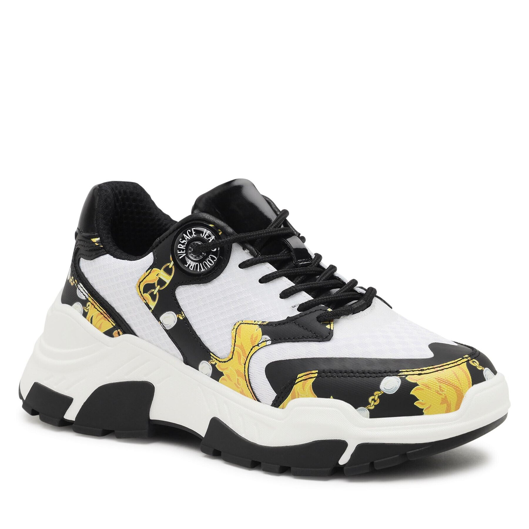 Versace Jeans Couture Sneakers 75VA3SP1 Alb - Pled.ro