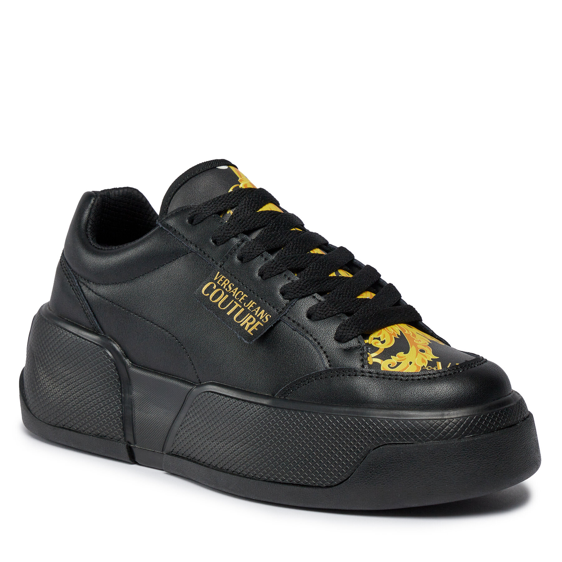 Versace Jeans Couture Sneakers 75VA3ST2 Negru - Pled.ro