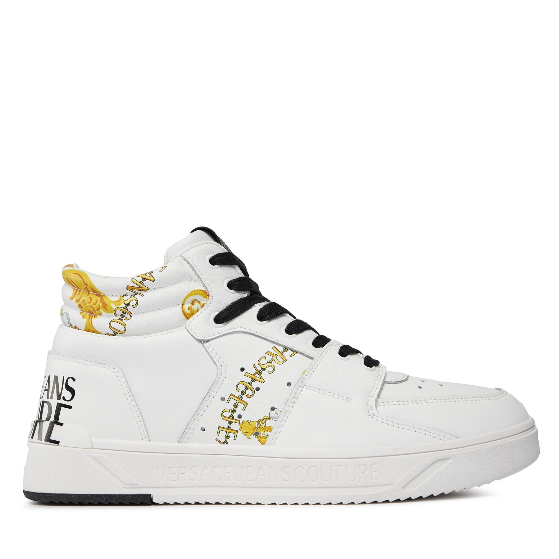 Versace Jeans Couture Sneakers 75YA3SJ7 Alb - Pled.ro