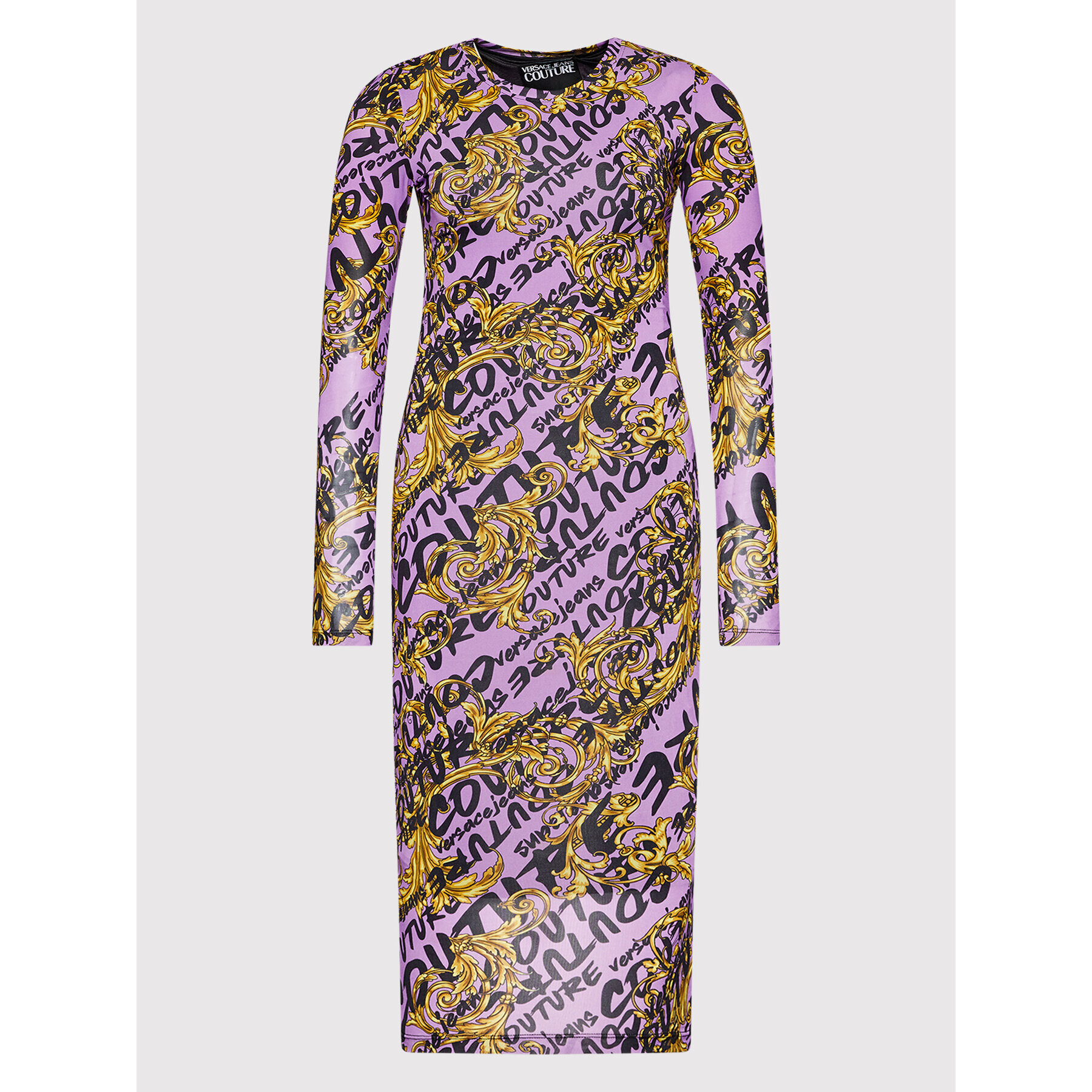 Versace Jeans Couture Versace Jeans Rochie de zi Brush 73HAO920 Violet Regular Fit - Pled.ro