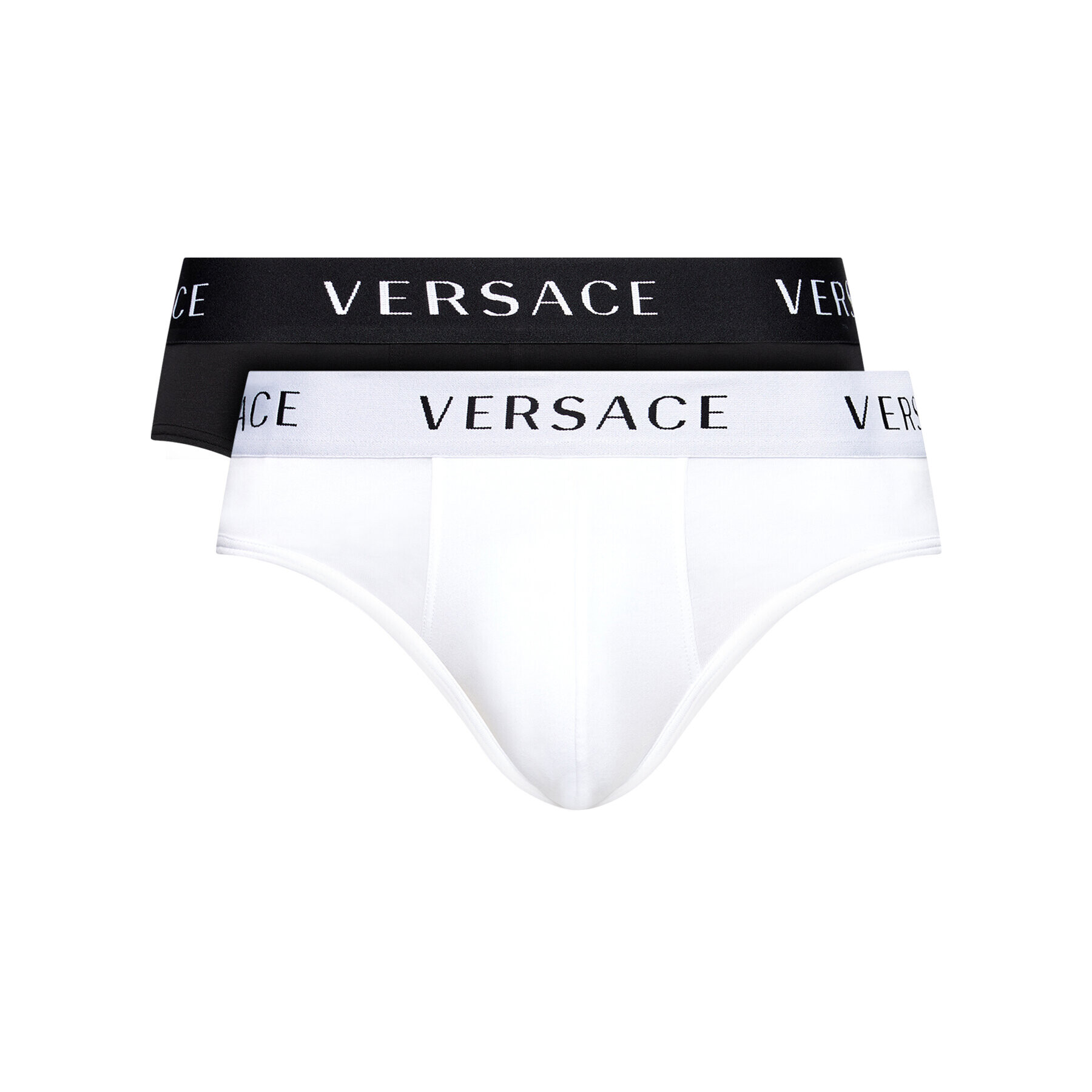 Versace Set 2 perechi de slipuri Basso AU04019 Colorat - Pled.ro