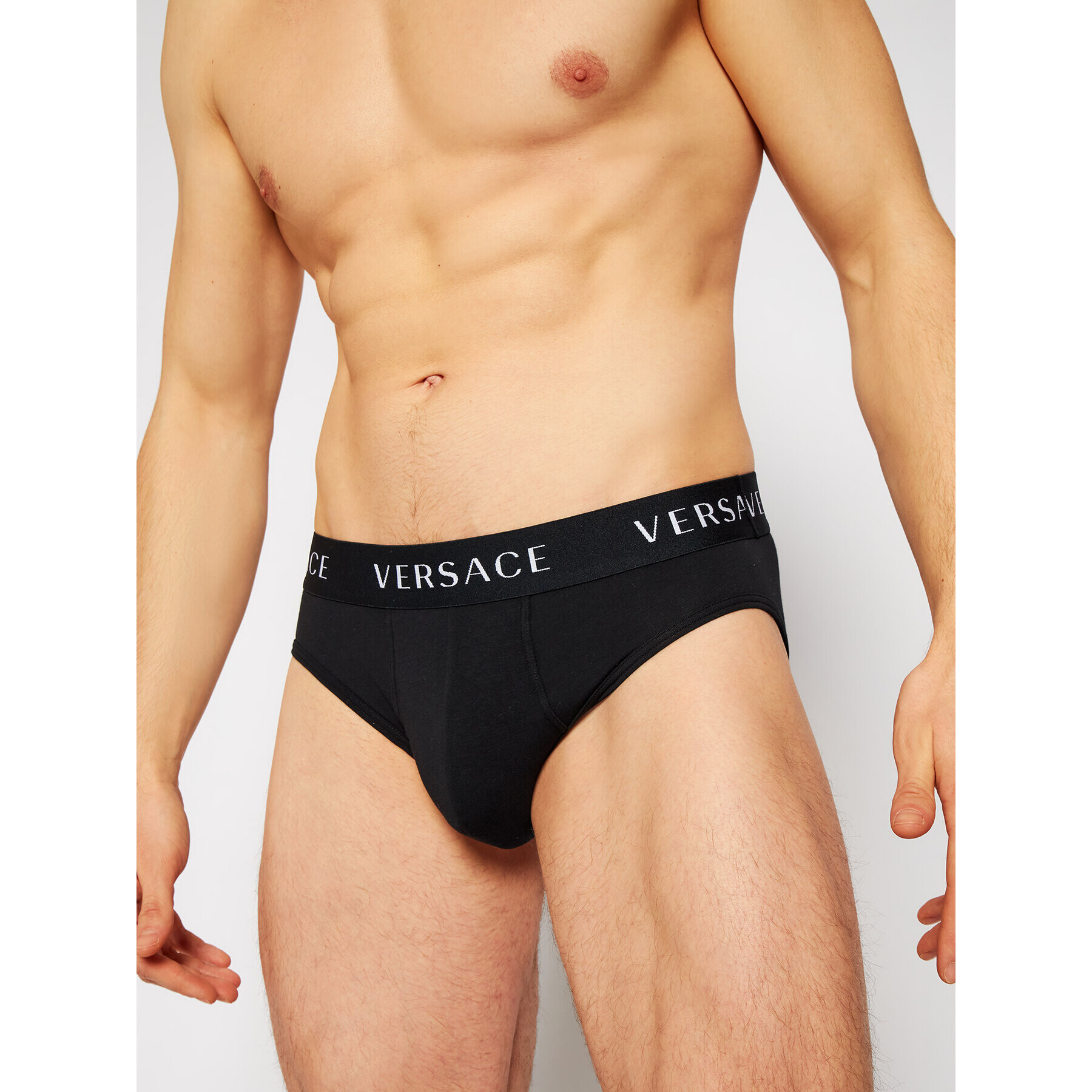 Versace Set 2 perechi de slipuri Basso AU04019 Colorat - Pled.ro