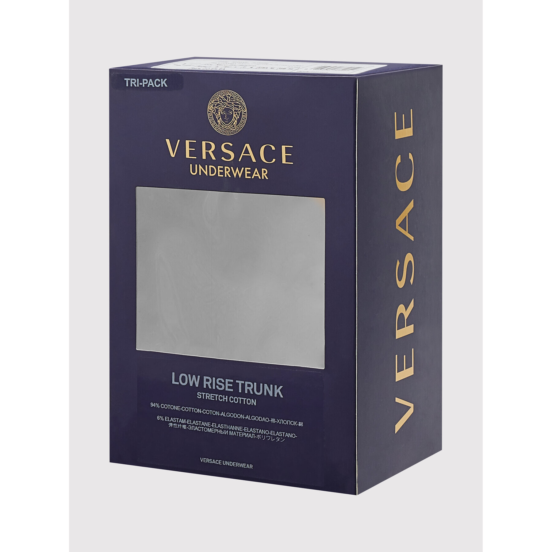 Versace Set 3 perechi de boxeri Parigamba AU04320 Colorat - Pled.ro