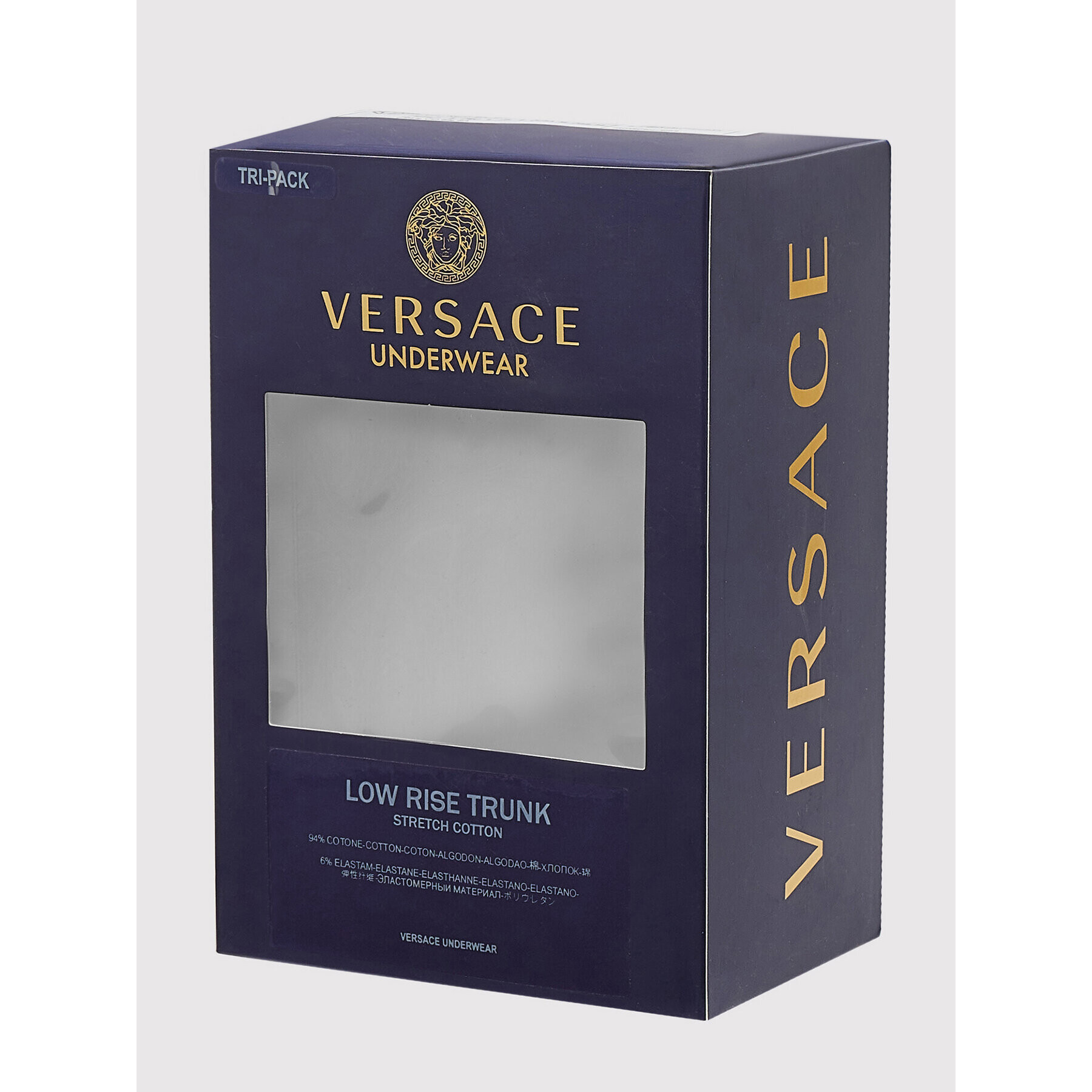 Versace Set 3 perechi de boxeri Parigamba AU04320 Negru - Pled.ro