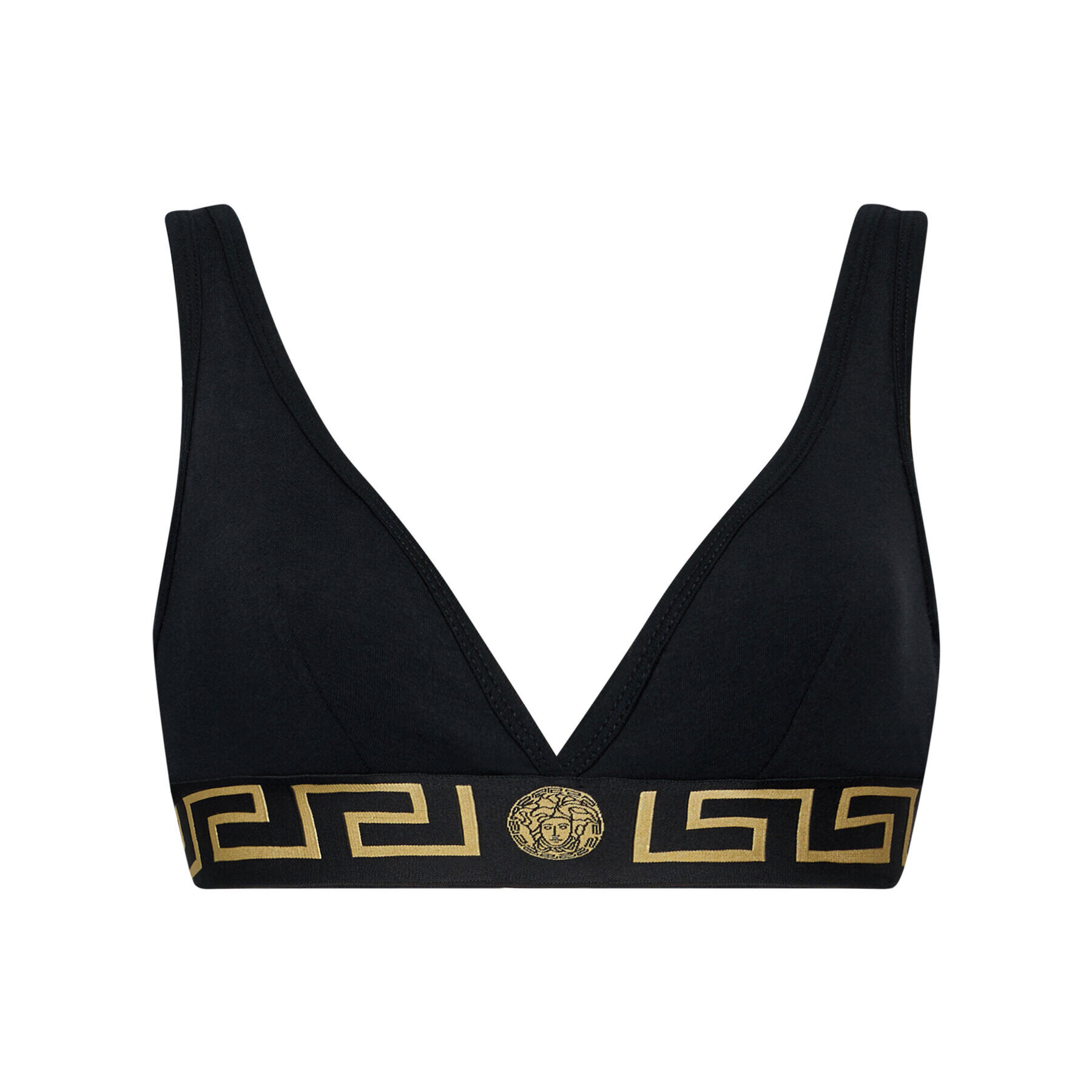 Versace Sutien Bralette Donna AUD01047 Negru - Pled.ro