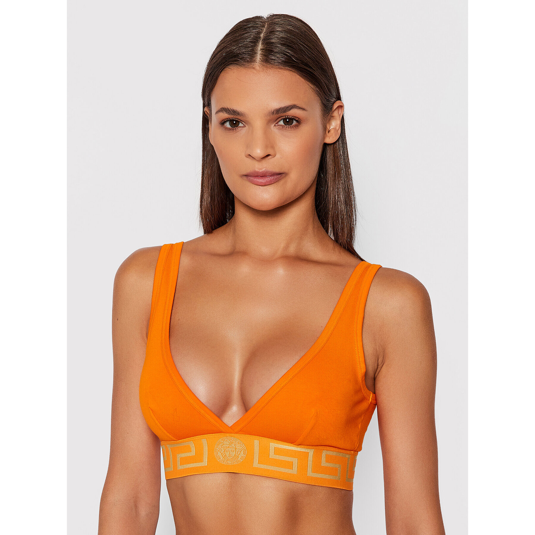 Versace Sutien Bralette Donna AUD01047 Portocaliu - Pled.ro