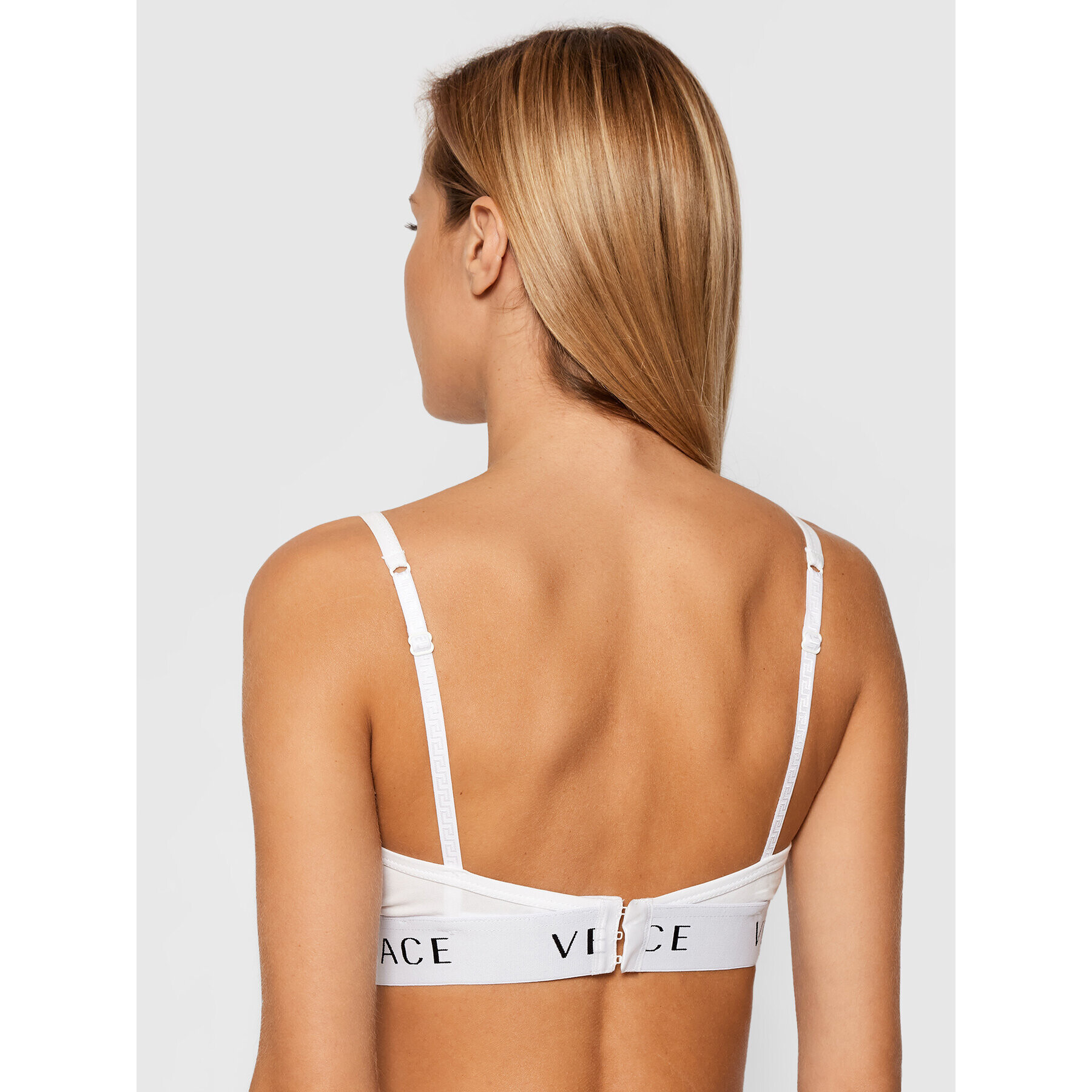 Versace Sutien Bralette Donna AUD04067 Alb - Pled.ro