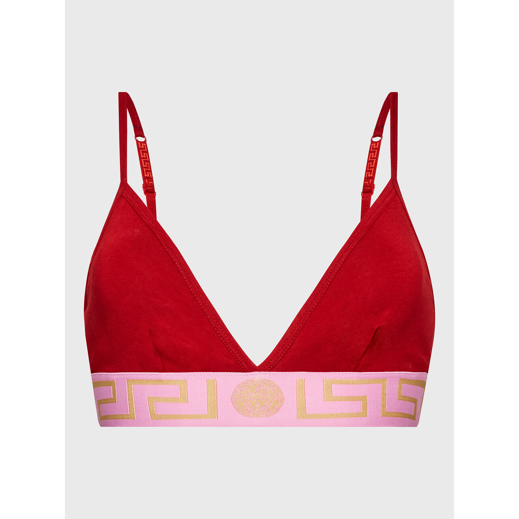 Versace Sutien Bralette Greca 1000656 Negru