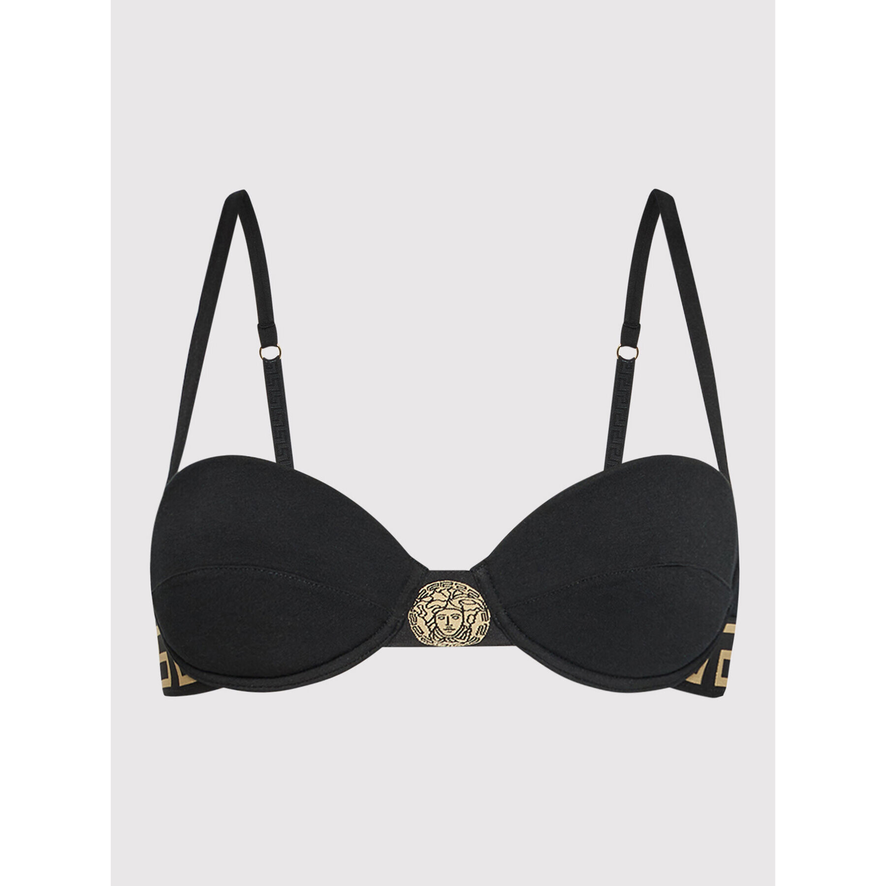 Versace Sutien cu armătură Greca 1000655 Negru - Pled.ro