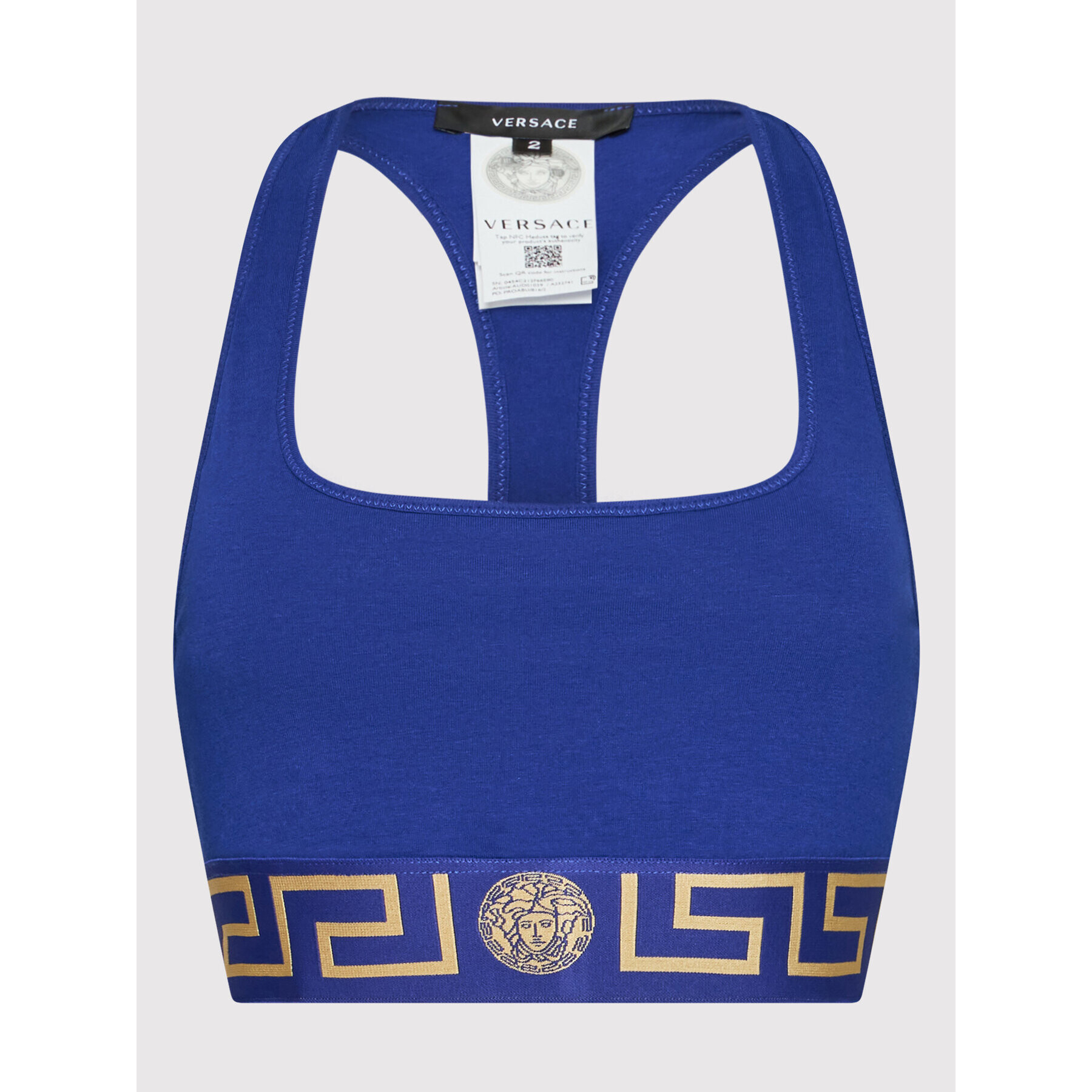 Versace Sutien top Donna AUD01039 Bleumarin - Pled.ro