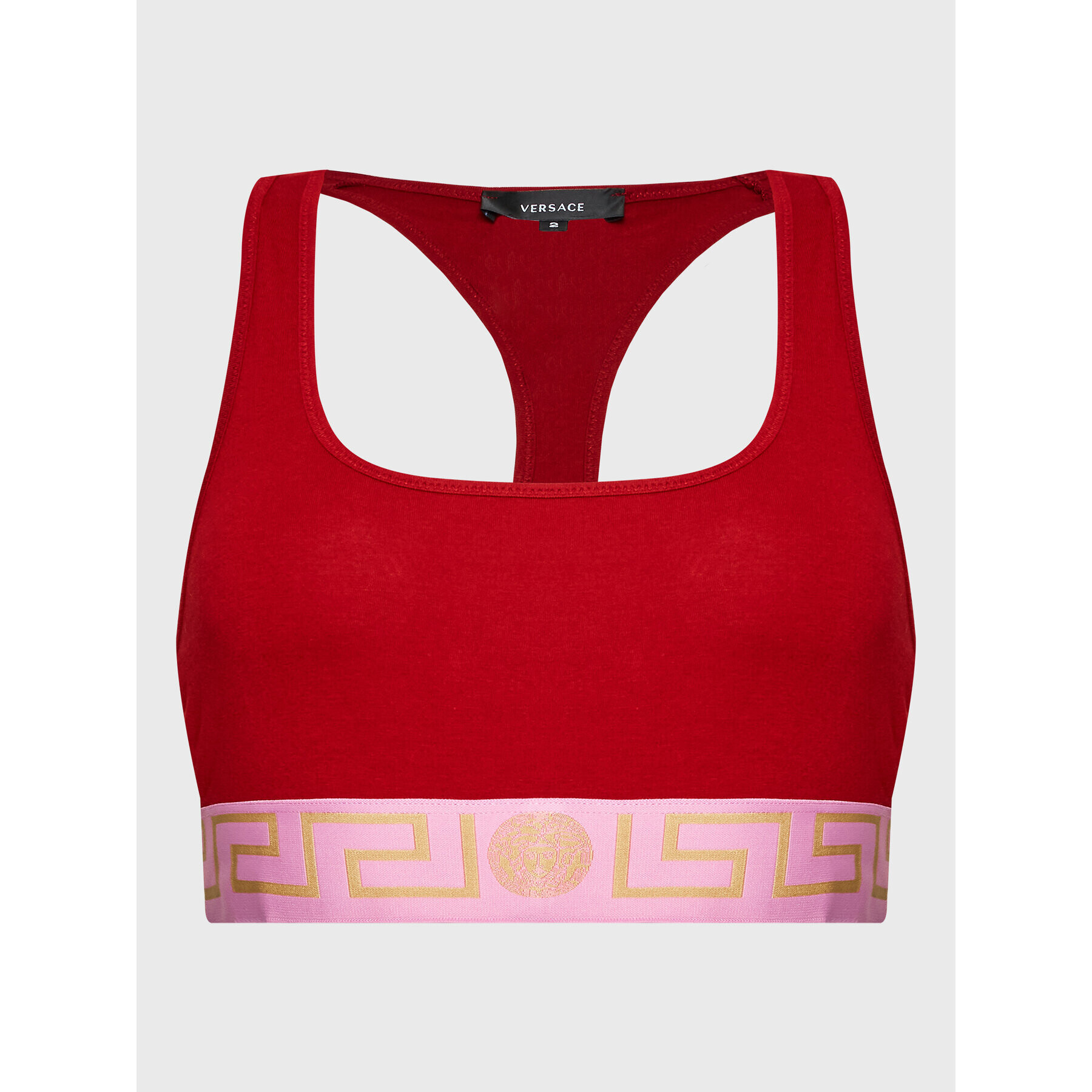 Versace Sutien top Donna AUD01039 Roșu - Pled.ro