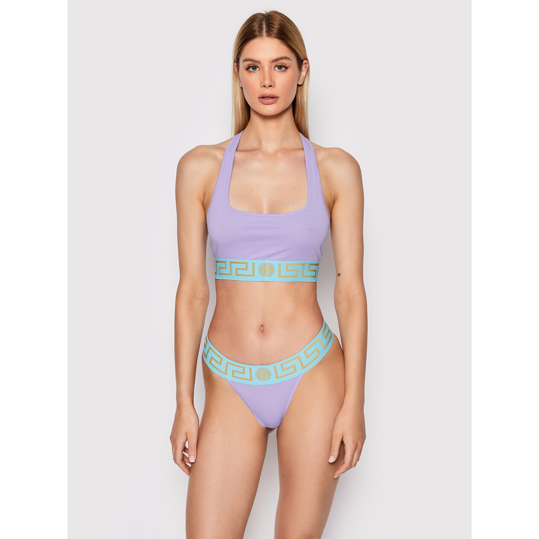 Versace Sutien top Donna AUD01039 Violet - Pled.ro