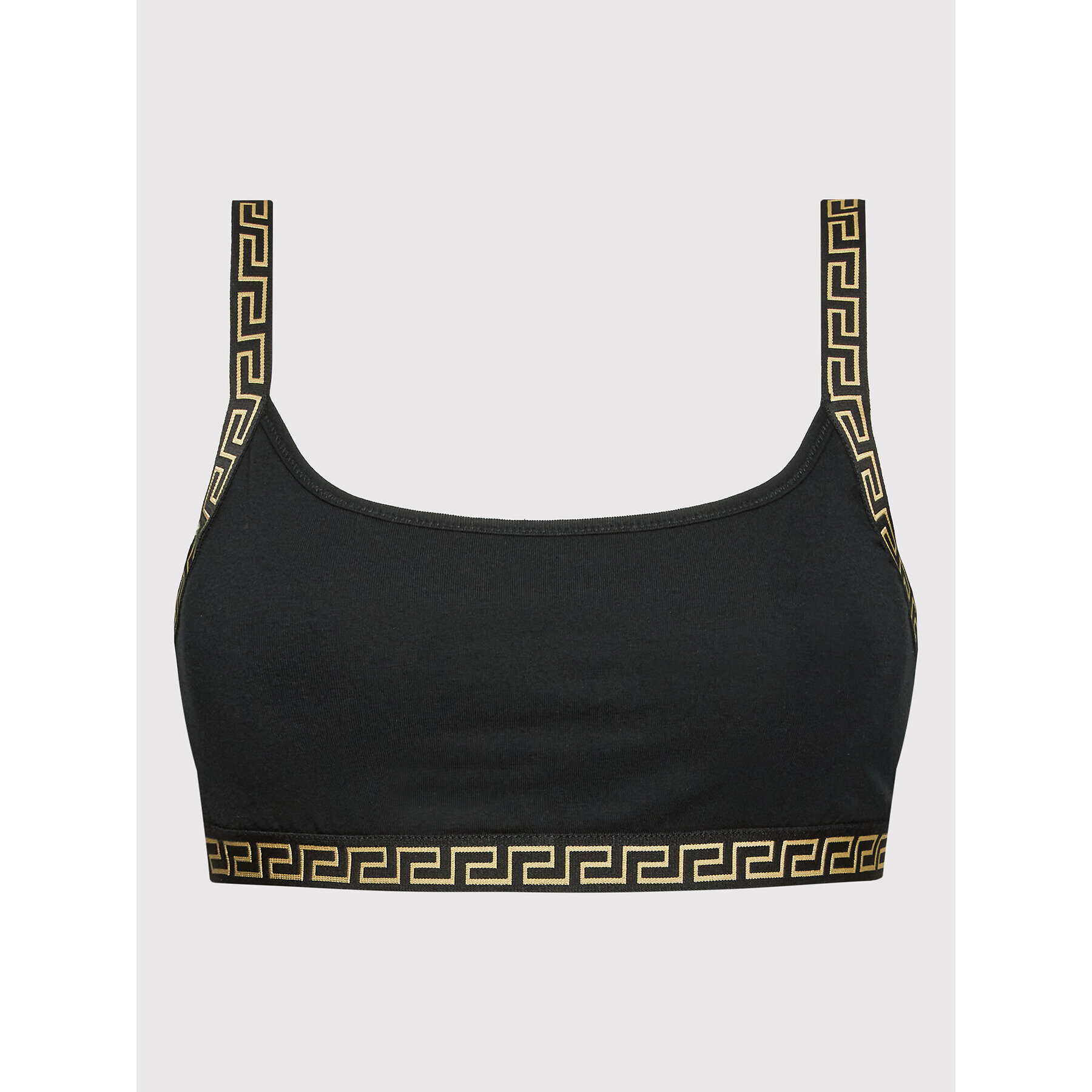 Versace Sutien top Greca 1003179 Negru - Pled.ro