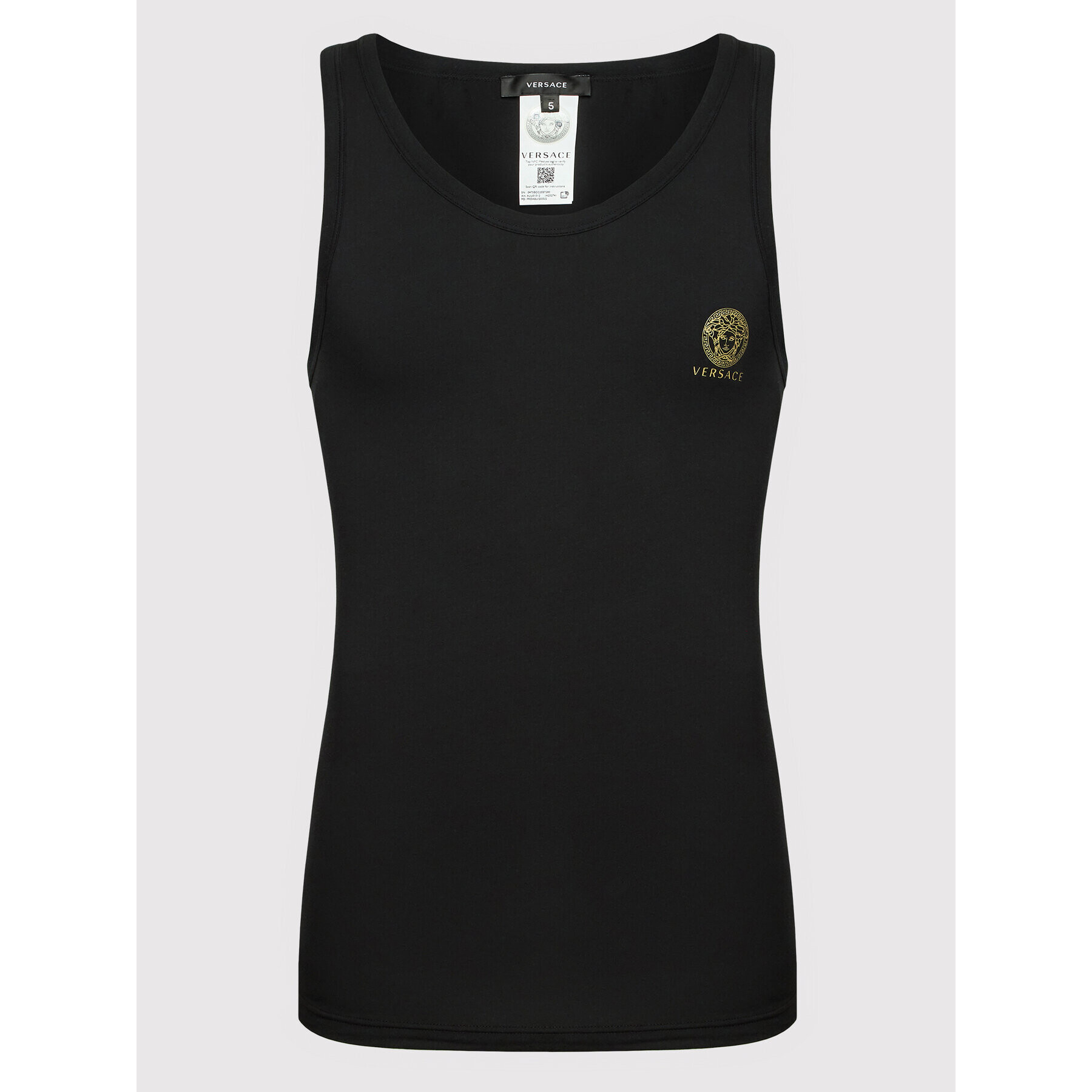 Versace Tank top Medusa AUU01012 Negru Regular Fit - Pled.ro