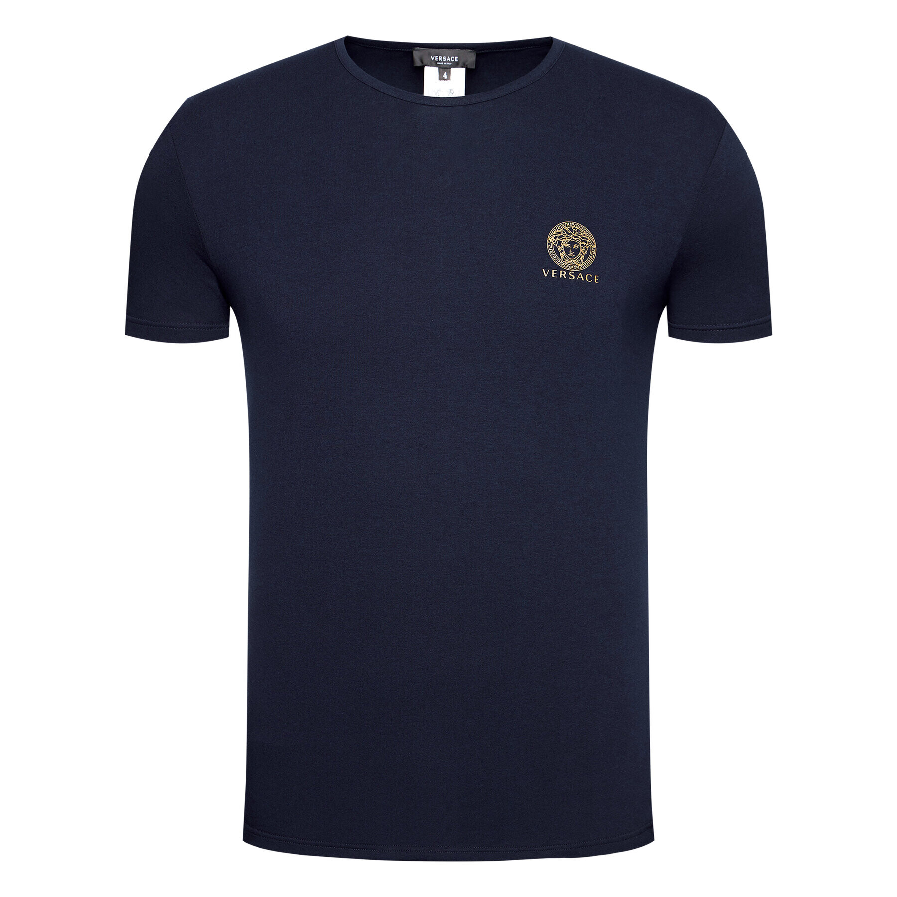 Versace Tricou Medusa AUU01005 Bleumarin Regular Fit - Pled.ro