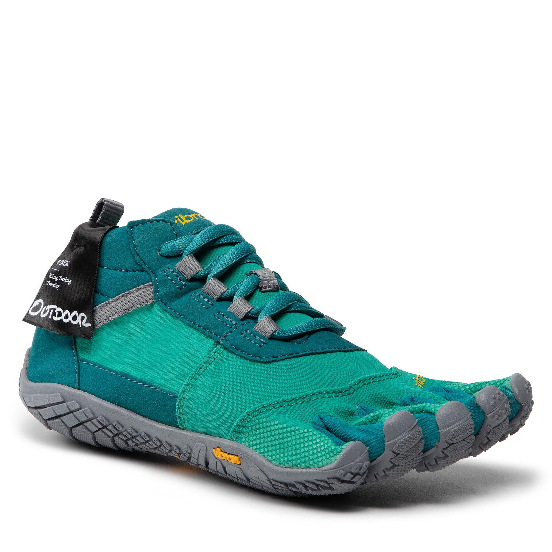 Vibram Fivefingers Pantofi V-Treck 19W7403 Verde - Pled.ro