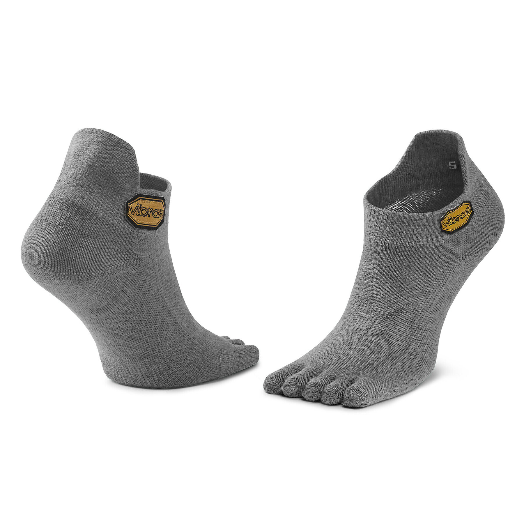 Vibram Fivefingers Șosete Medii Unisex Athletic No Show S15N03 Gri - Pled.ro