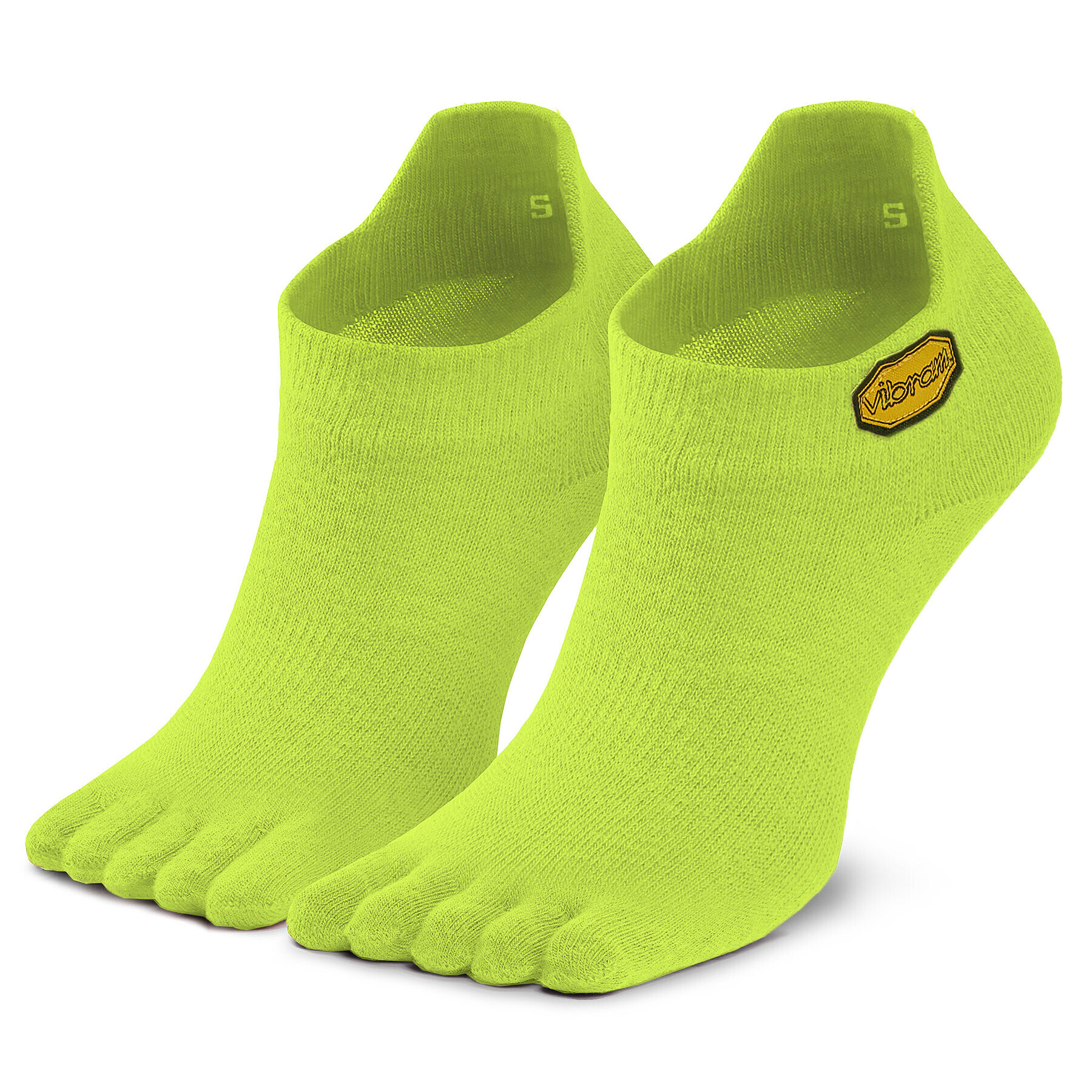 Vibram Fivefingers Șosete Medii Unisex Athletic No Show S18N02 Galben - Pled.ro