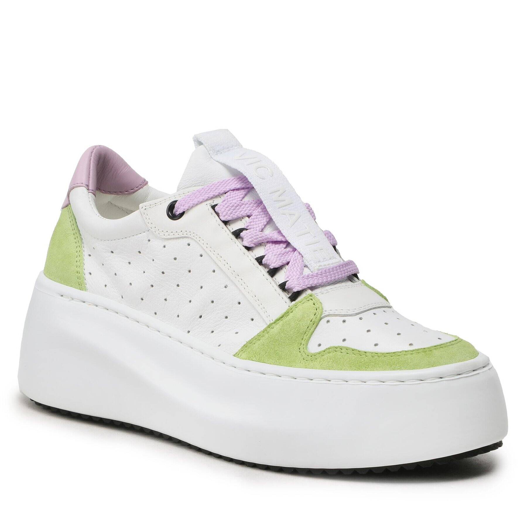 Vic Matié Sneakers 1C6466D_W62BE0TG11 Alb - Pled.ro