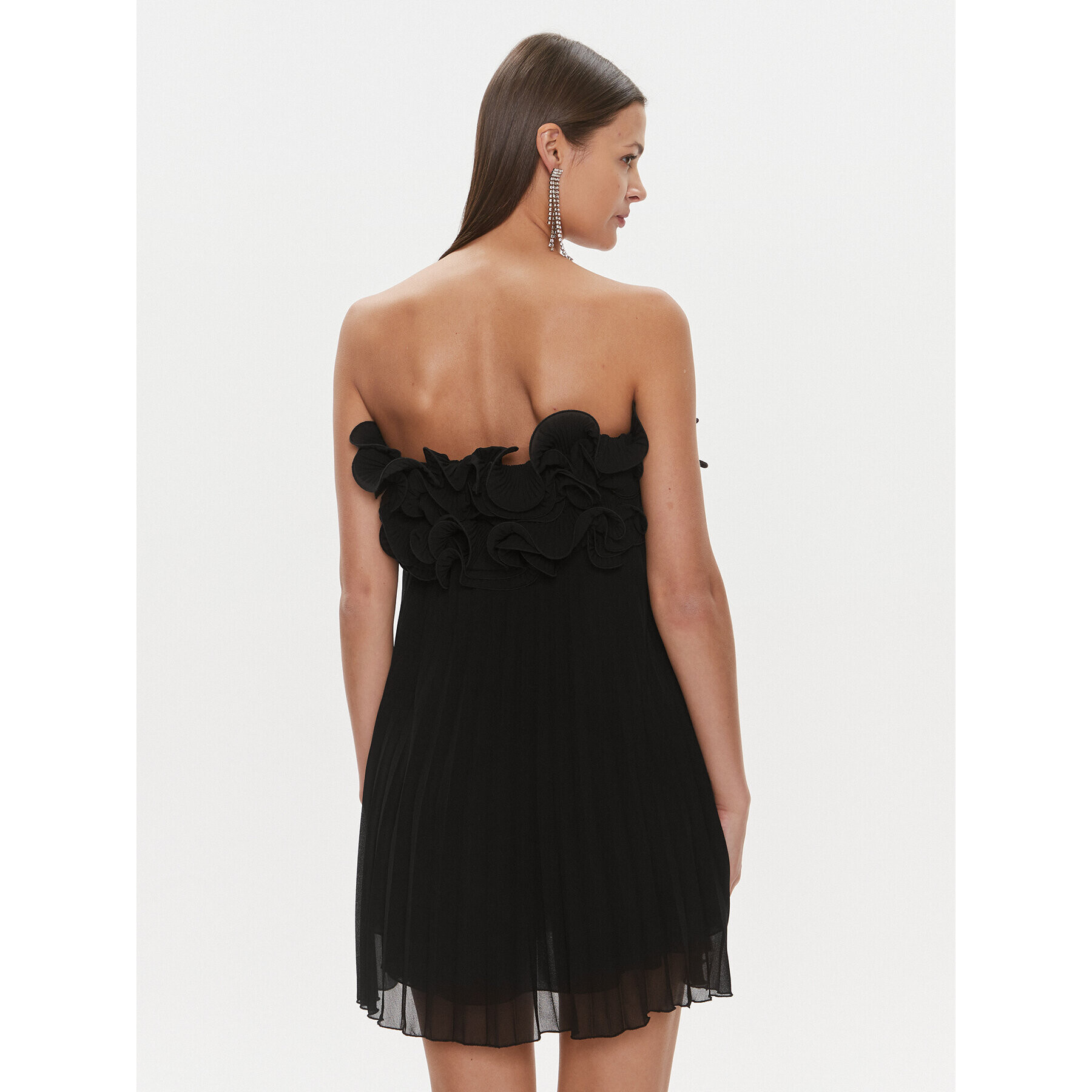 ViCOLO Rochie cocktail TR1116 Negru Regular Fit - Pled.ro