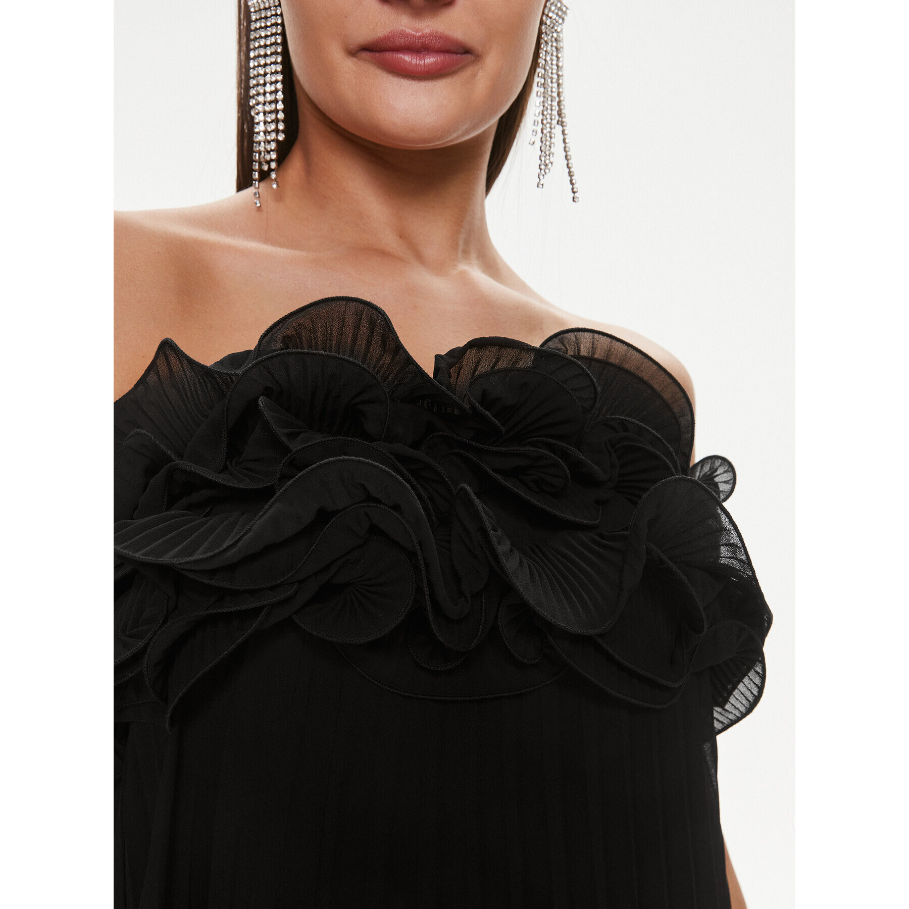 ViCOLO Rochie cocktail TR1116 Negru Regular Fit - Pled.ro