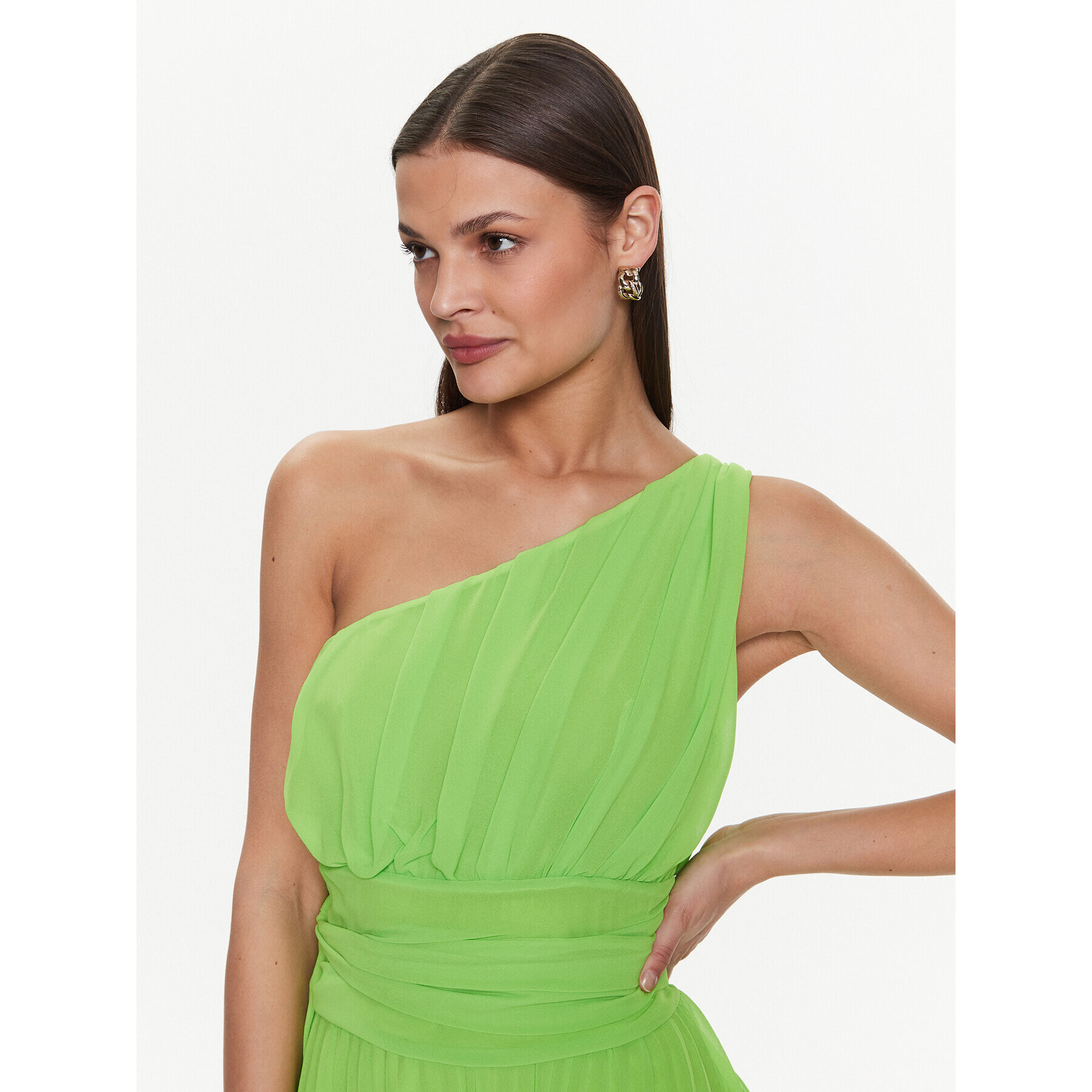 ViCOLO Rochie de seară TE0032 Verde Regular Fit - Pled.ro