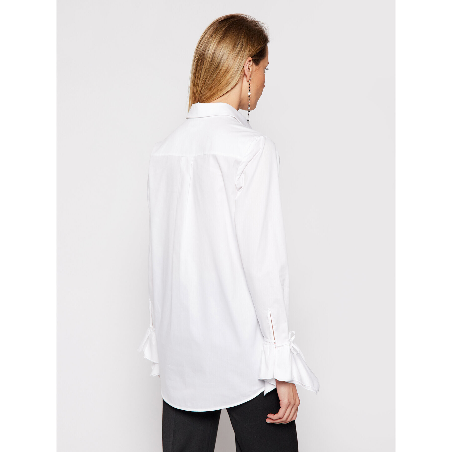 Victoria Victoria Beckham Cămașă Stardust Poplin 2121WSH002279A Alb Regular Fit - Pled.ro