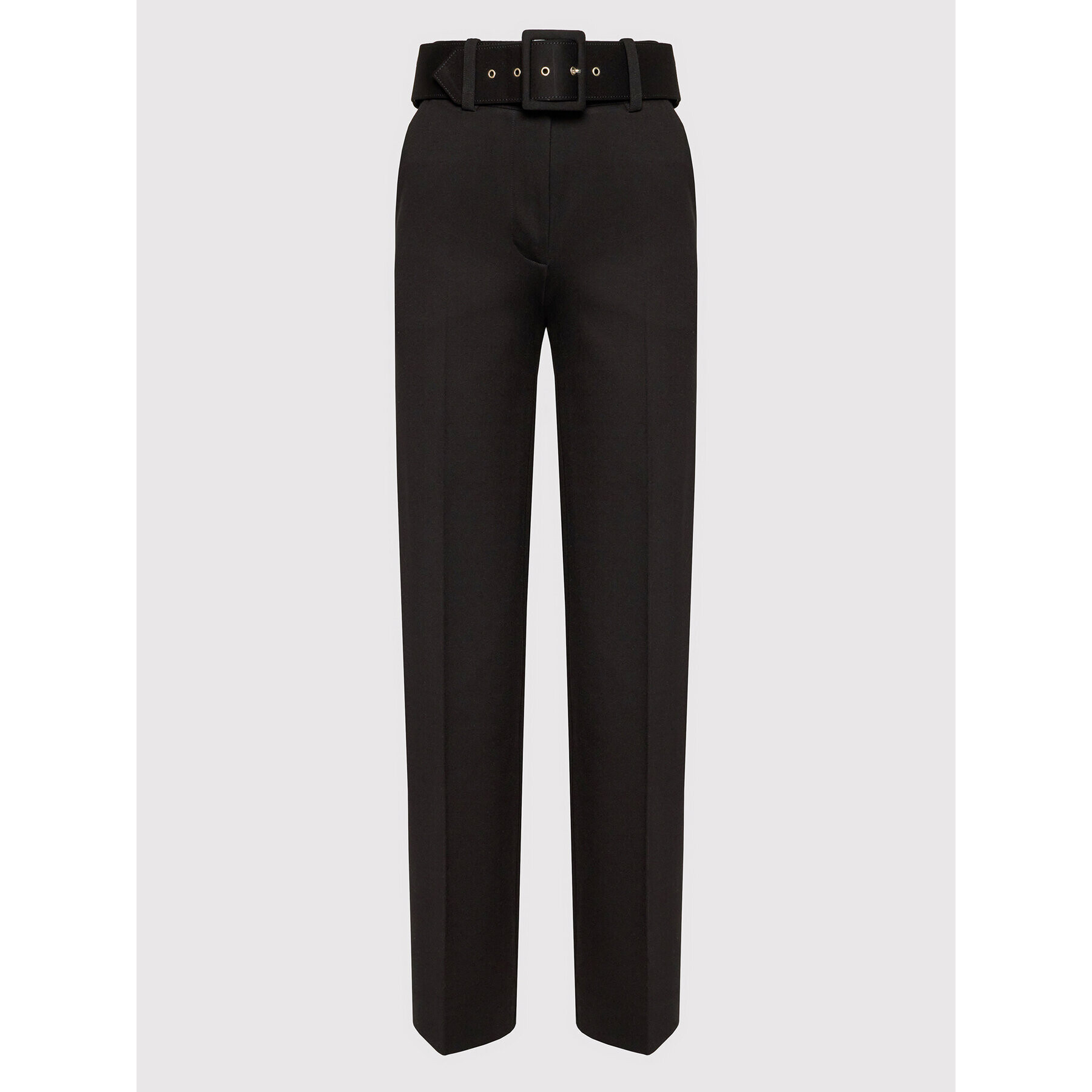 Victoria Victoria Beckham Pantaloni din material 1122JTR003286A Negru Regular Fit - Pled.ro