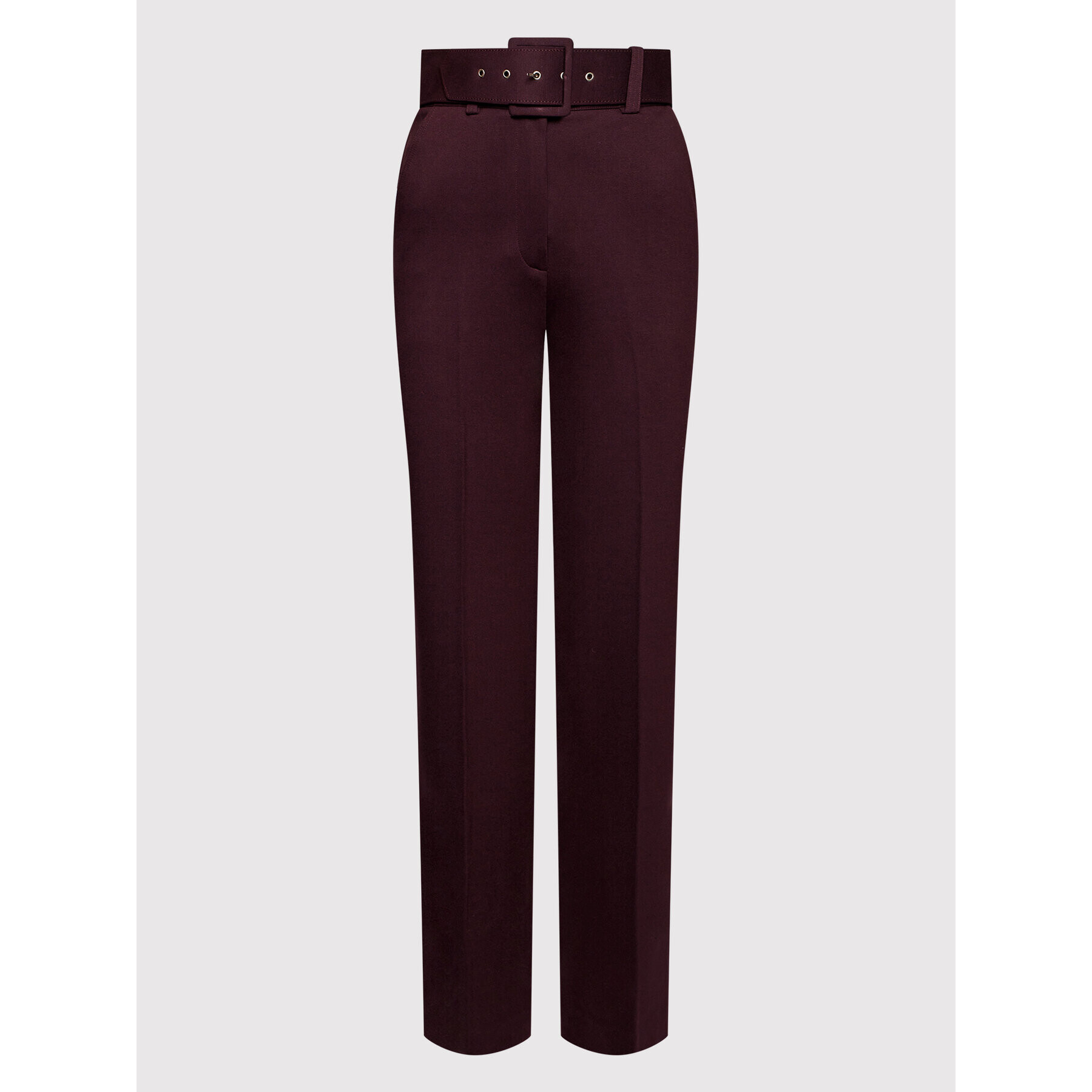 Victoria Victoria Beckham Pantaloni din material 1122JTR003286A Vișiniu Regular Fit - Pled.ro