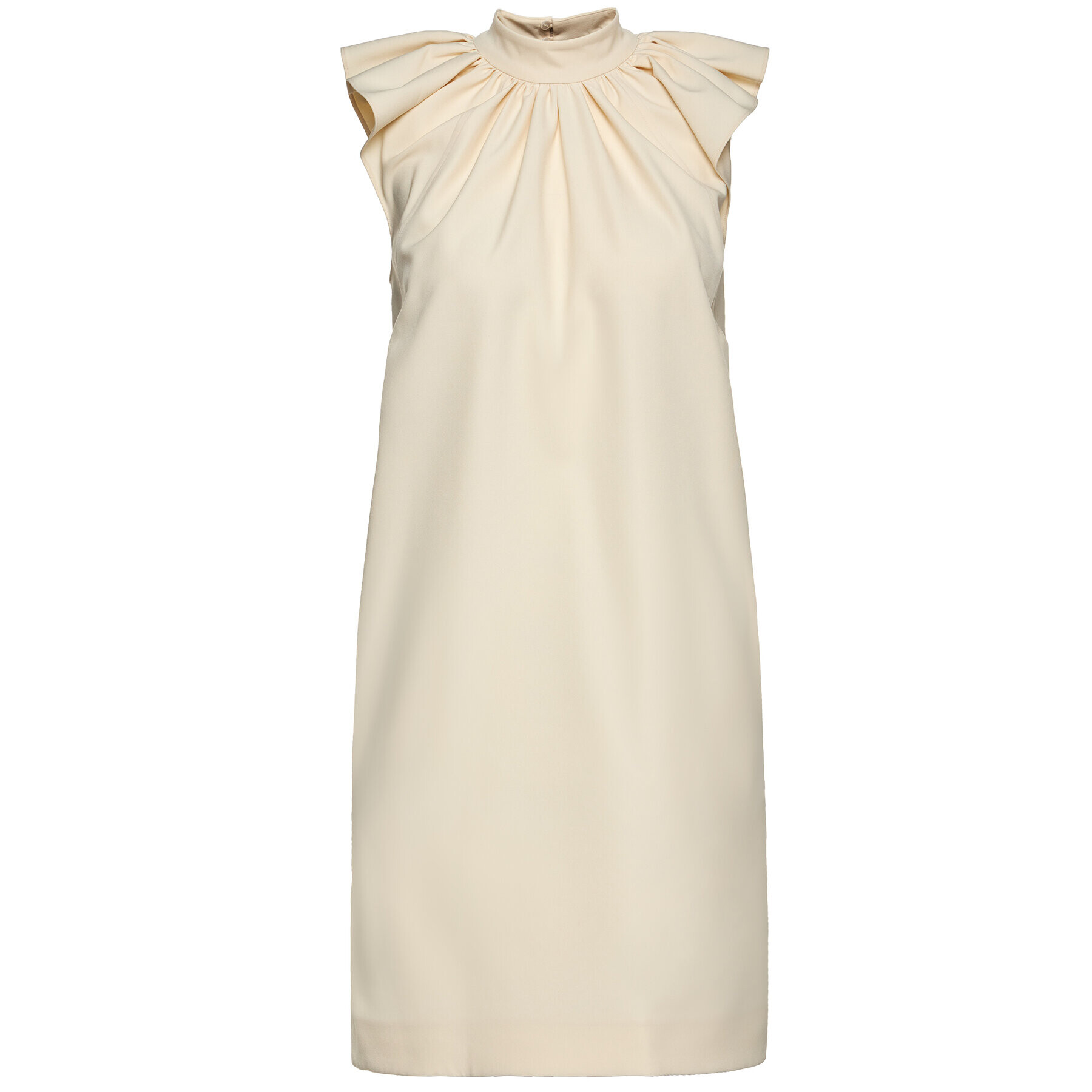 Victoria Victoria Beckham Rochie cocktail Fluid Crepe 2220WDR001185A Alb Regular Fit - Pled.ro