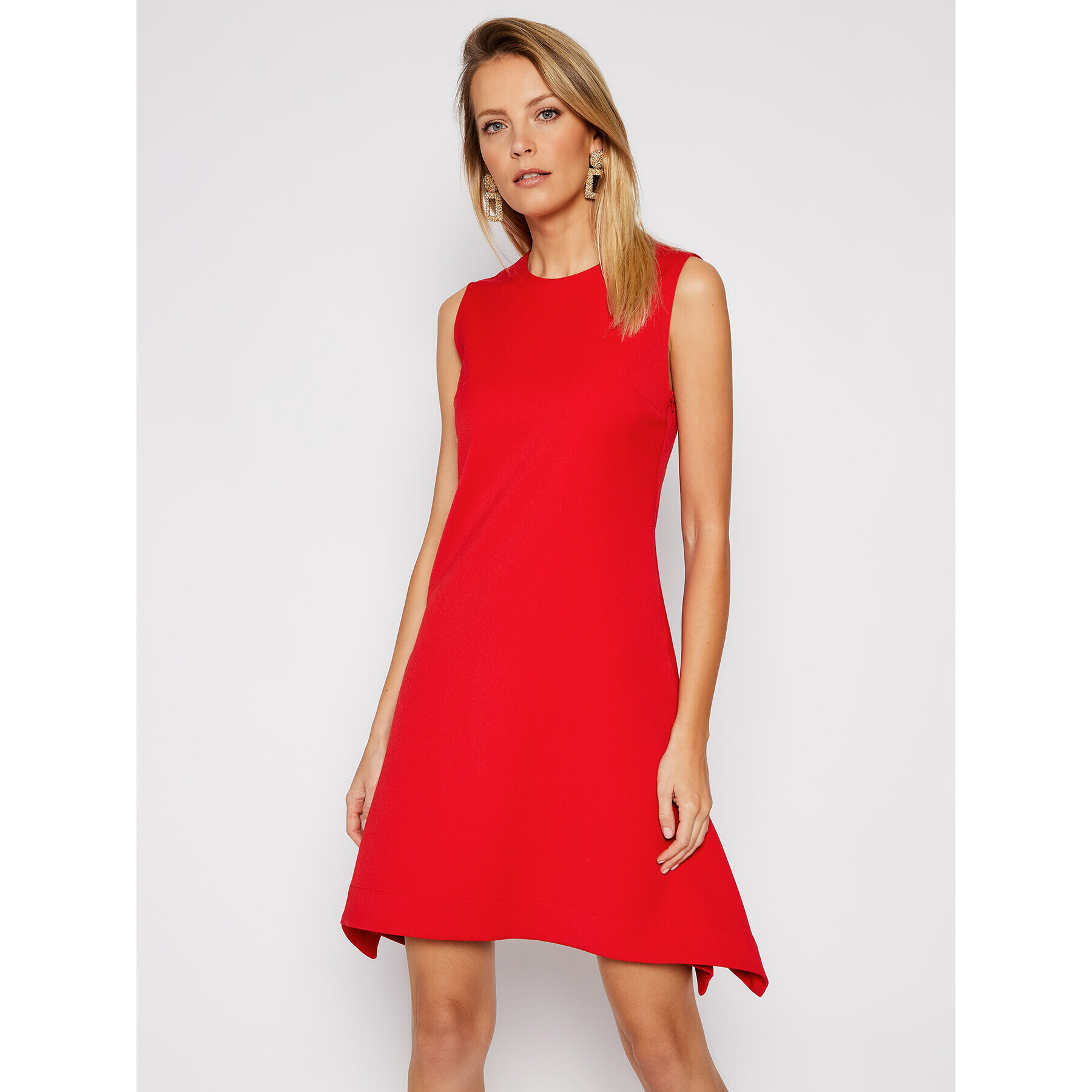 Victoria Victoria Beckham Rochie cocktail Lightweight Strech 2121WDR002369A Roșu Regular Fit - Pled.ro