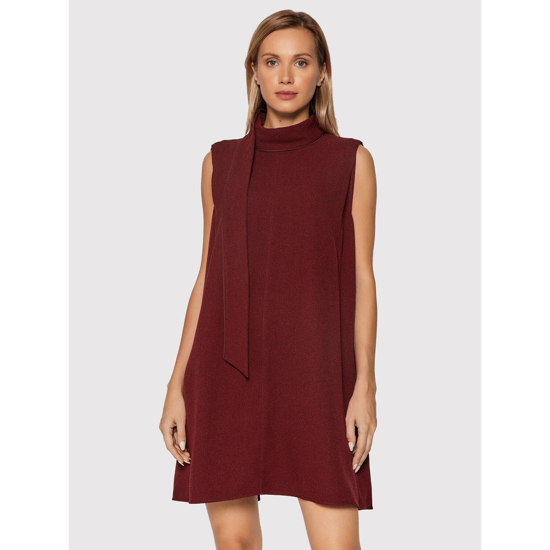 Victoria Victoria Beckham Rochie de zi 2321WDR002747B Vișiniu Regular Fit - Pled.ro