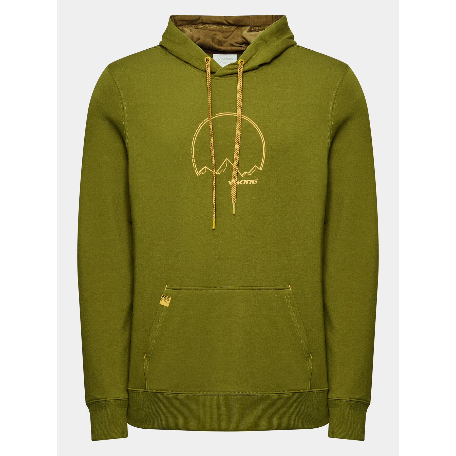 Viking Bluză Bamboo Panaka Hoodie Man 730/25/3888 Verde Regular Fit - Pled.ro