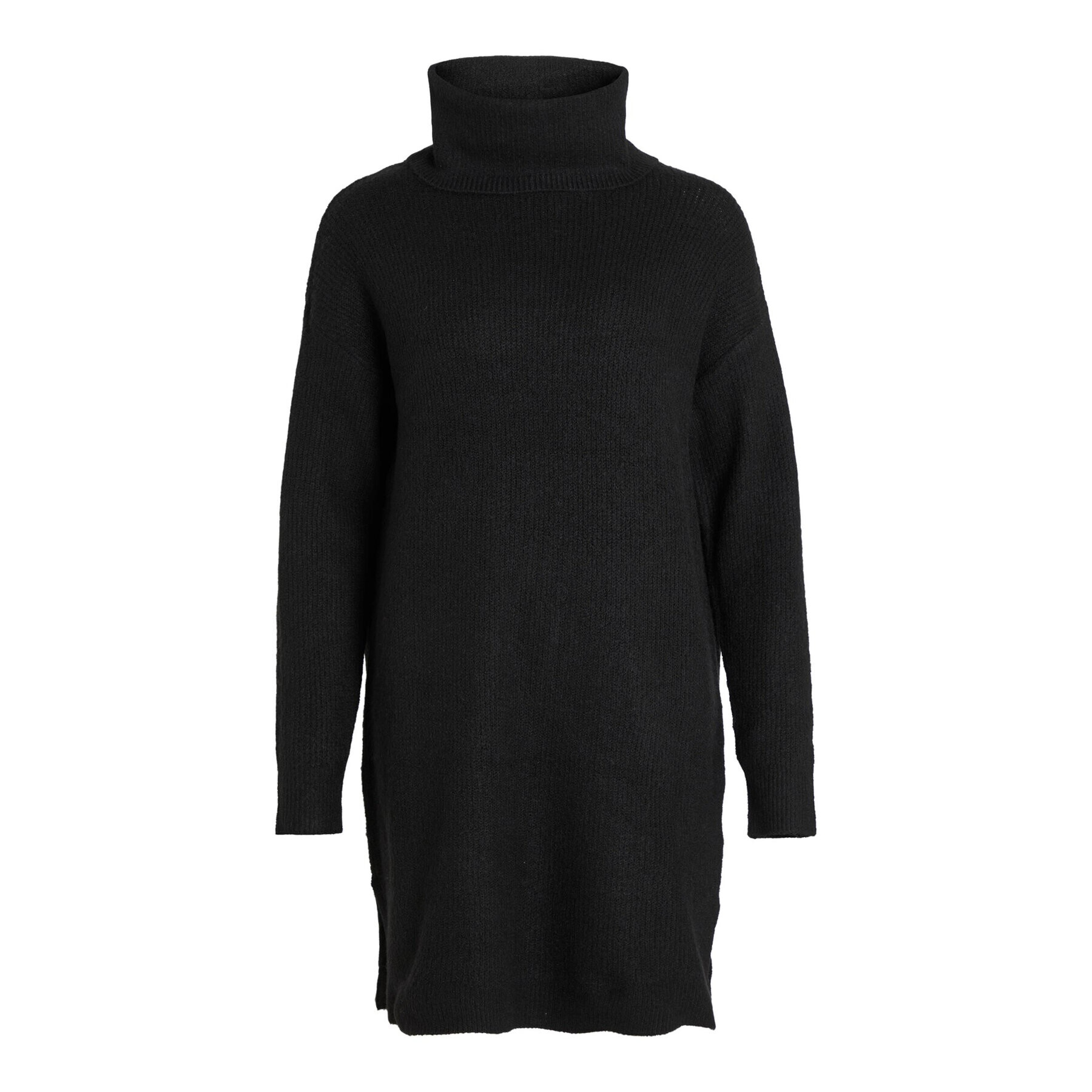 Vila Bluză cu gât Cilia 14074330 Negru Relaxed Fit - Pled.ro