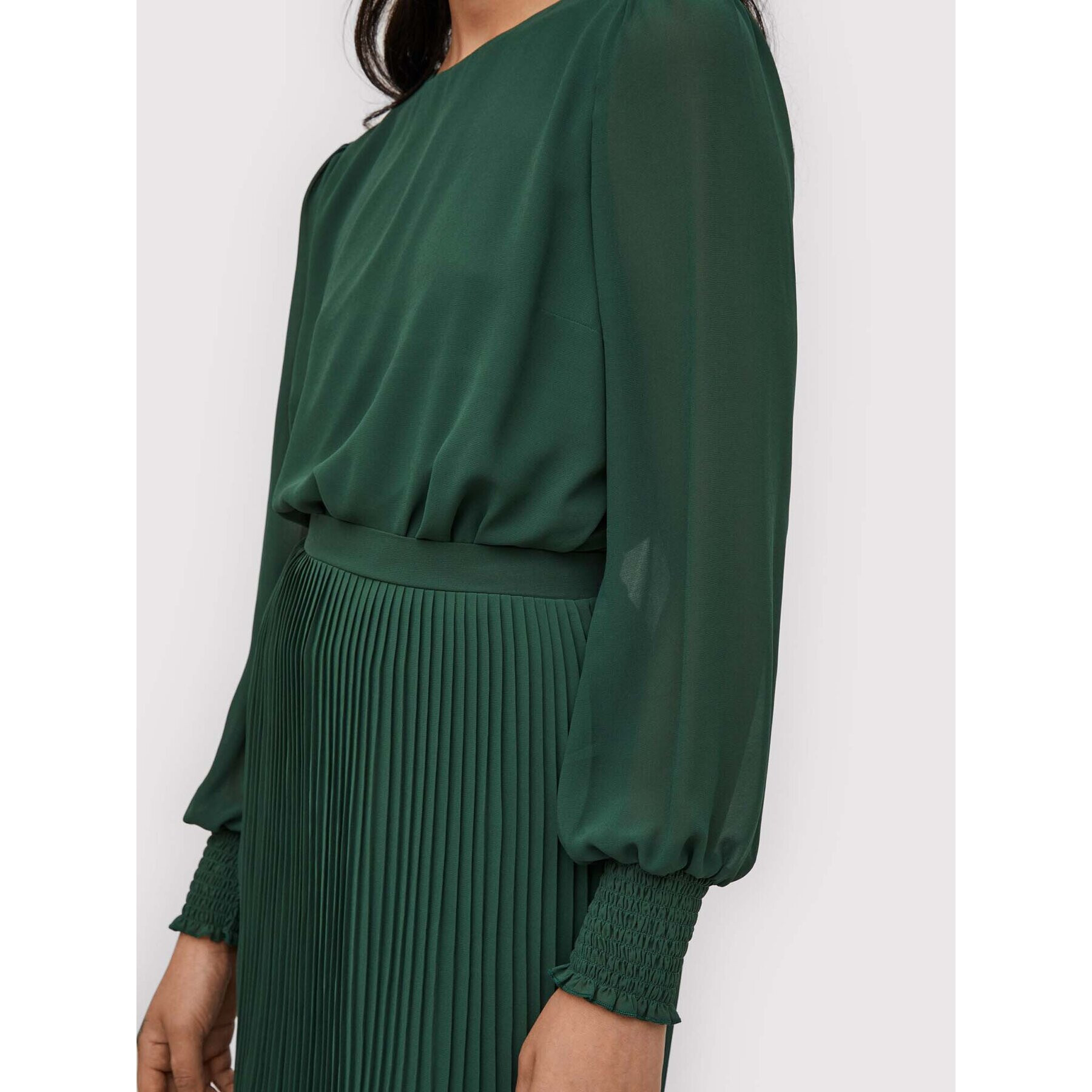 Vila Bluză Adeline 14076633 Verde Relaxed Fit - Pled.ro