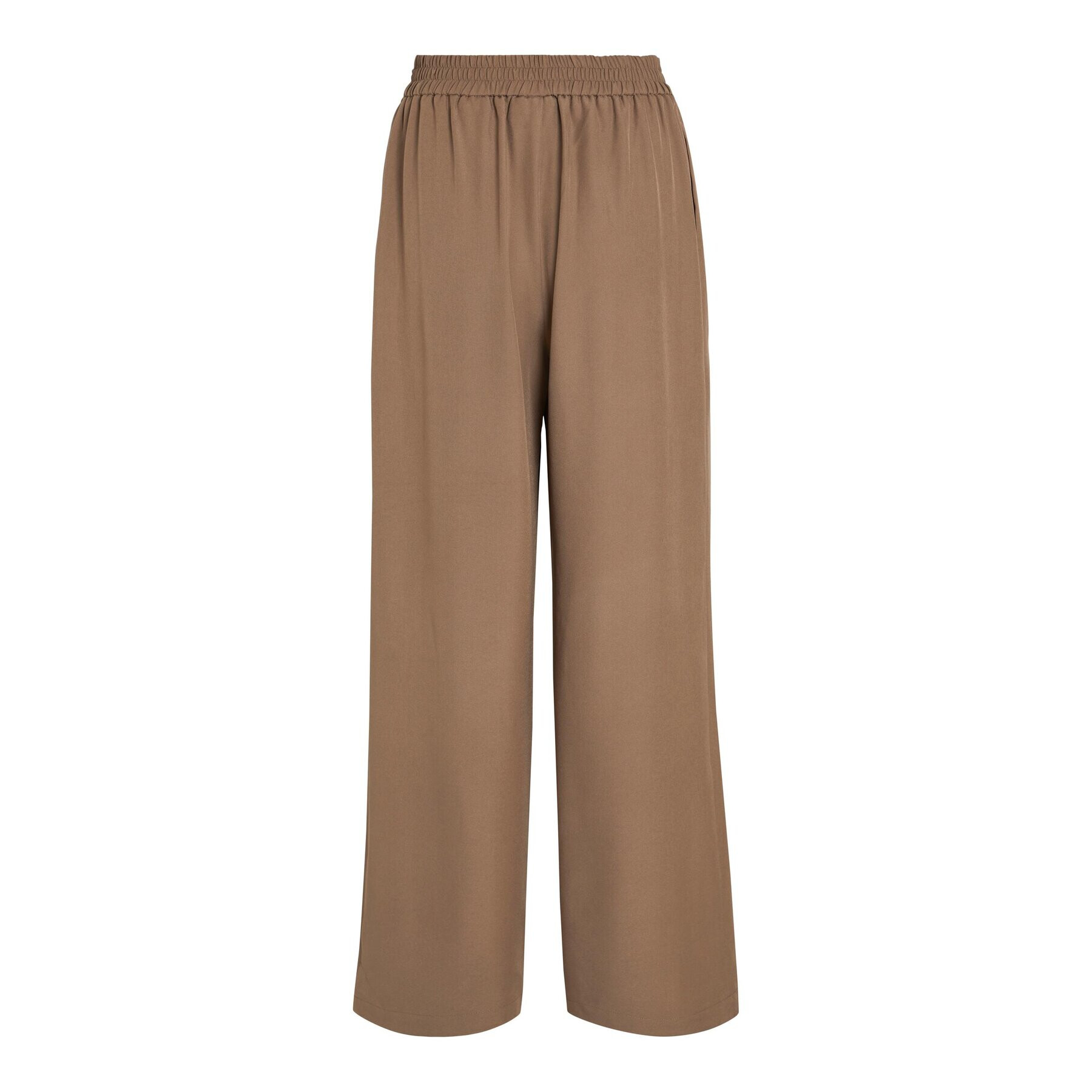 Vila Pantaloni din material Scarly 14082647 Maro Relaxed Fit - Pled.ro