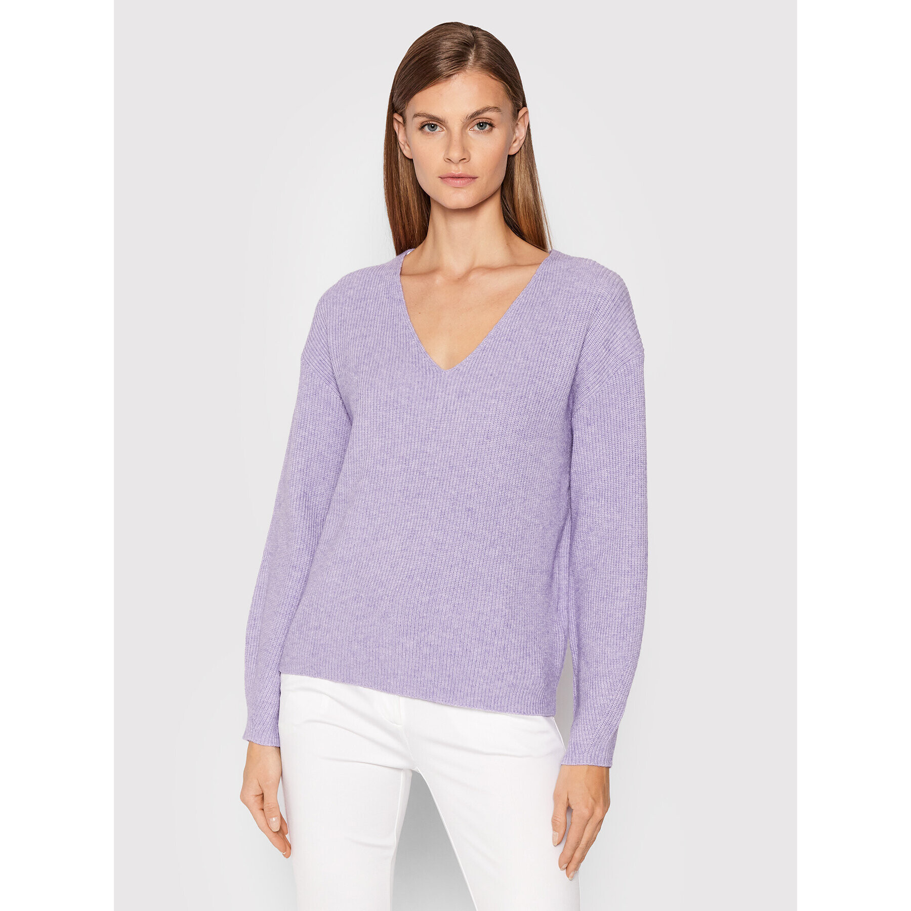 Vila Pulover Ril 14070353 Violet Regular Fit - Pled.ro